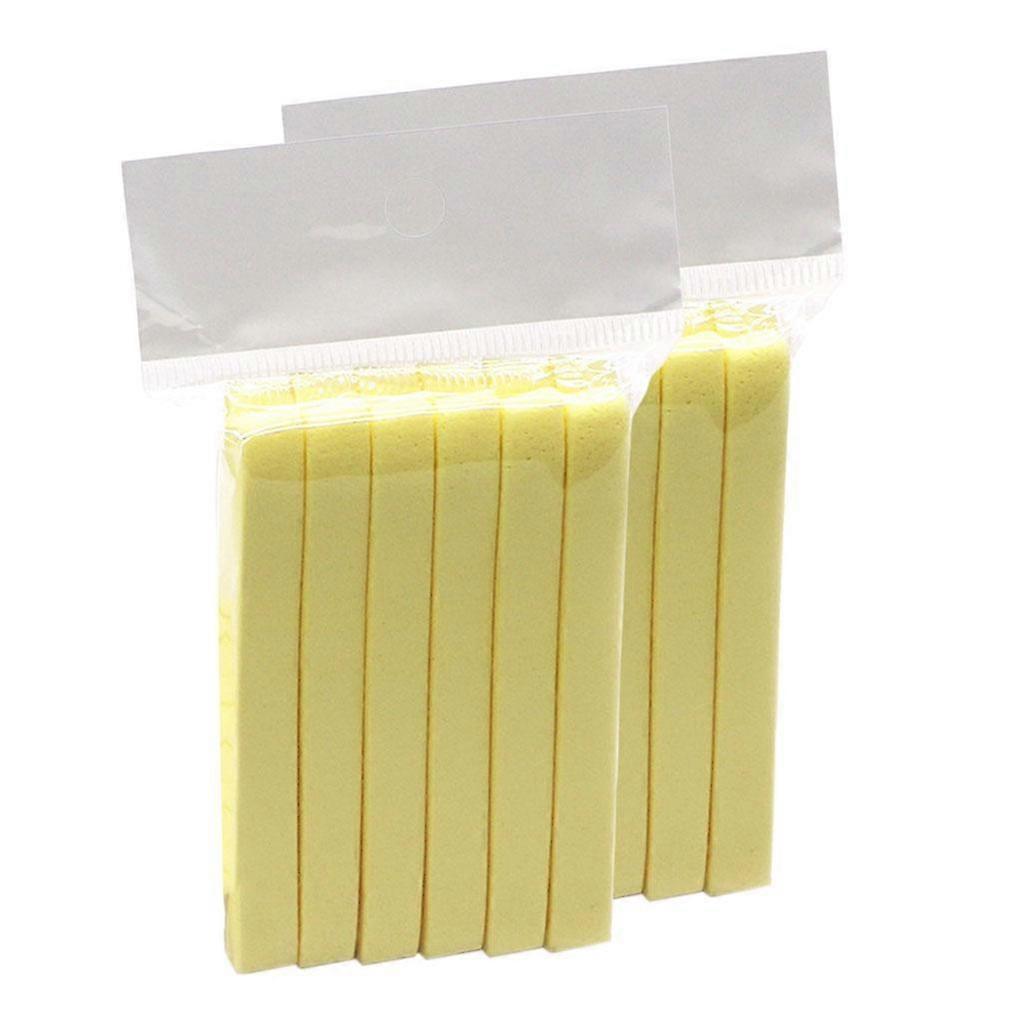 12ピース圧縮フェイシャルスポンジメイク落とし用クリーニングスポンジパッド