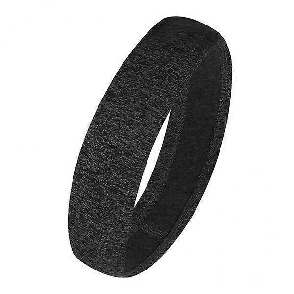 3xMen女性スポーツヘッドバンドジムテニスバスケットボールスウェットバンドヘアバンドブラック