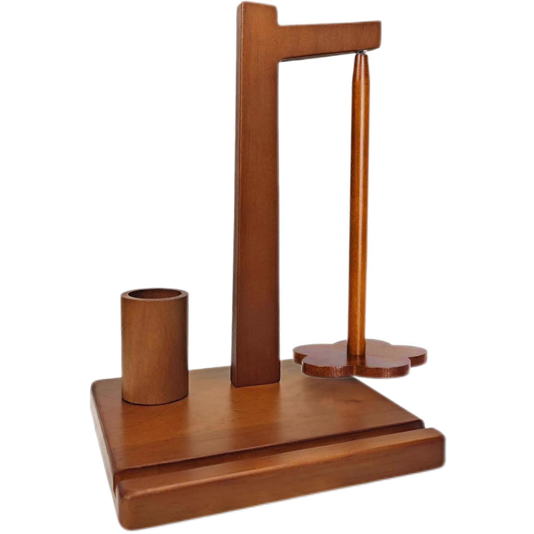 Magnetic Twirling Yarn Spinner with Storage Phone Stand