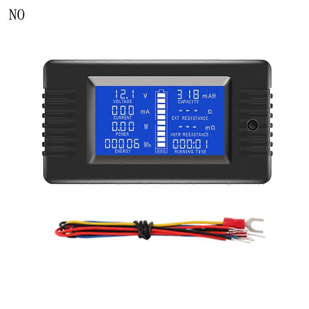 DC İşlevli Pil Monitör Metre için 50A / 100A / 200A / 300A LCD Ekran Dijital Akım Gerilim Güç Ölçer Multimete