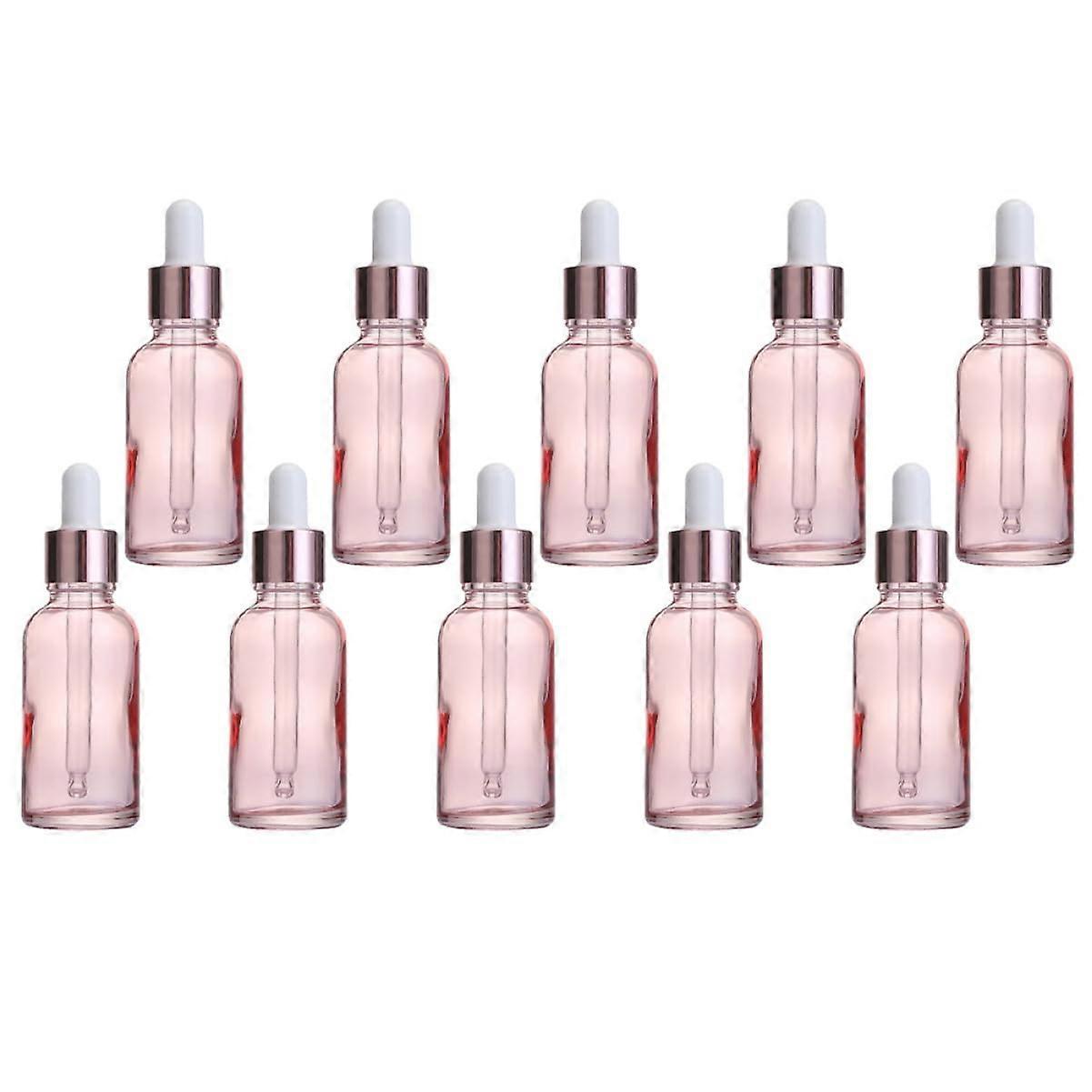 Refillable dropper bottles for essential oils size travel for cosmetics and DIY projects