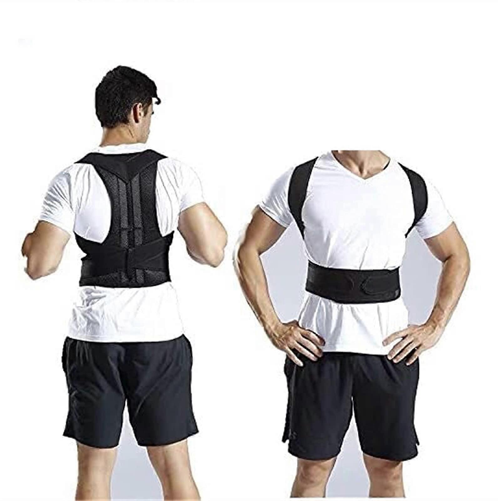 Spine Corrector Back Posture Support Clavicle Support Adjustable Back Trainer Size S Pain Relief Neck Shoulders Stop Humping