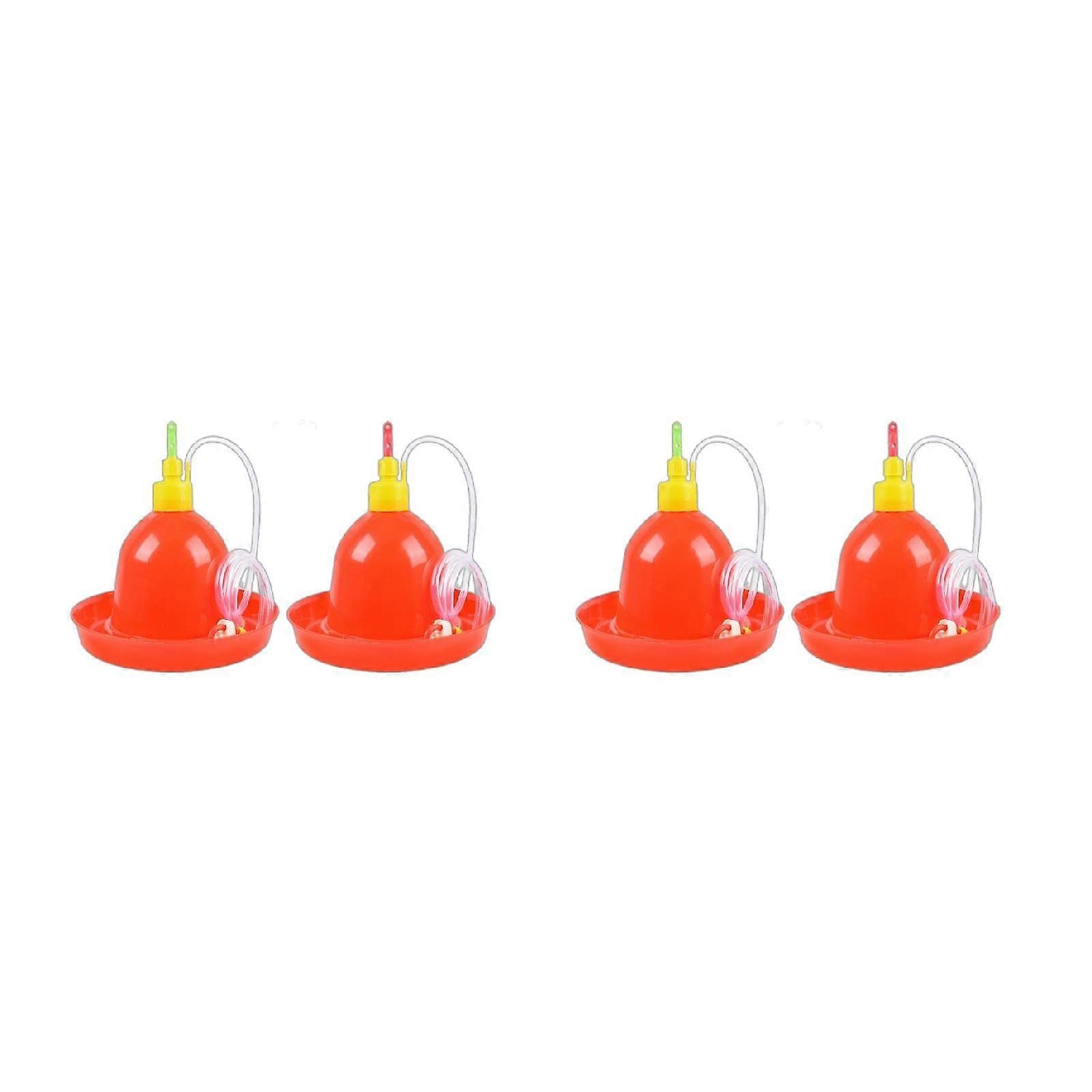 Poultry Watering System Automatic Water-Saving Waterer For Feeders Easy Installation Compatible With Feed Station