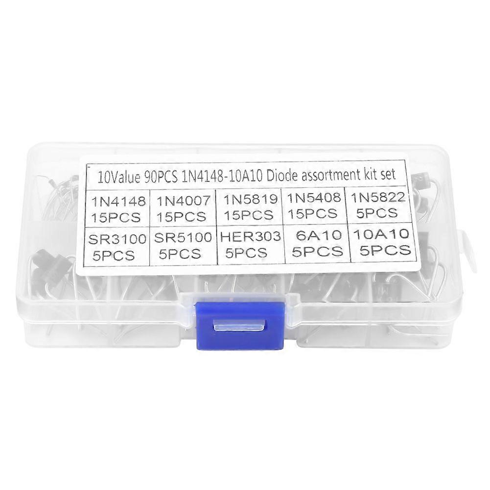 High quality 10 types of 90 1N4148-10A10 high power rectifier diodes set