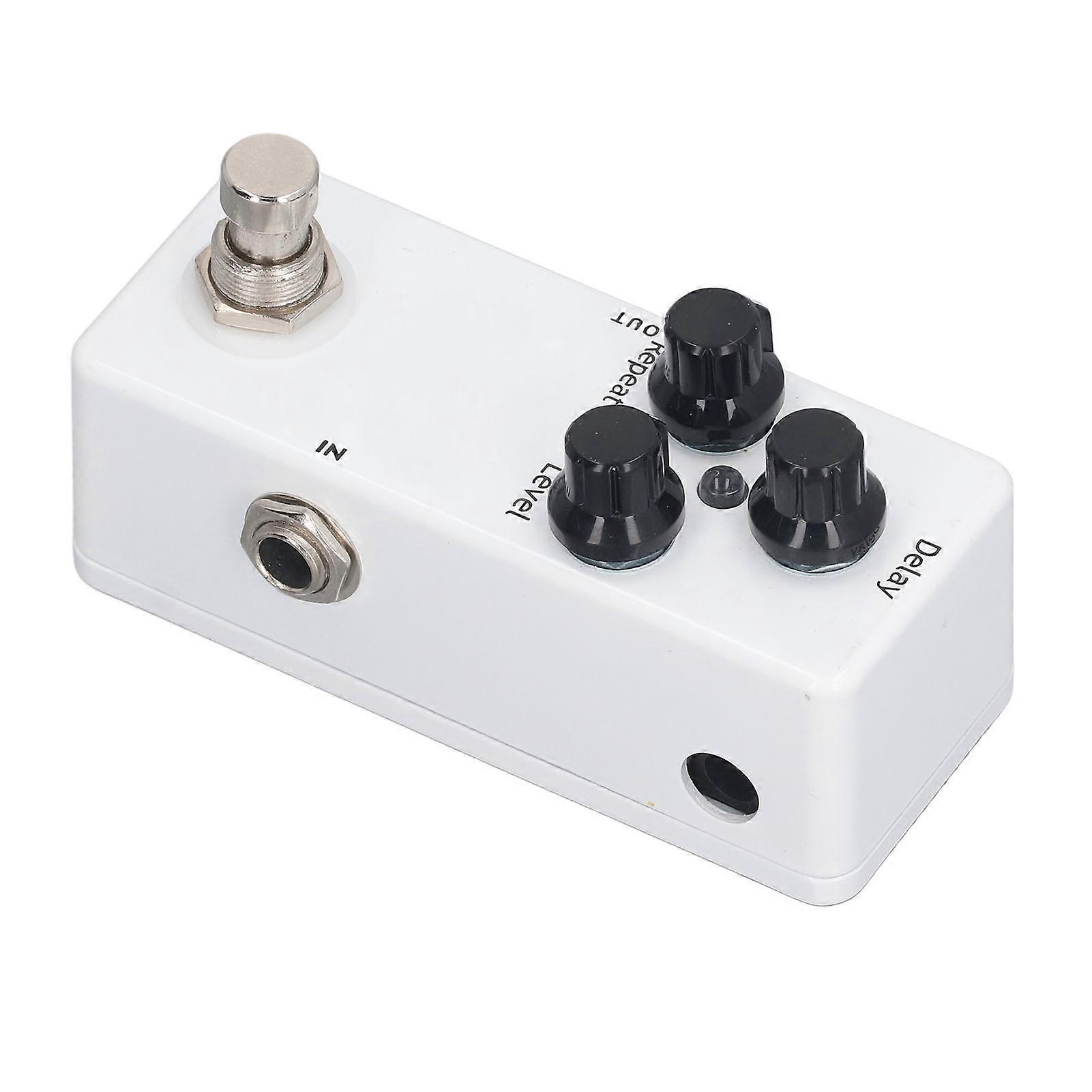 Guitar Delay Pedal Aluminum Alloy LED Indicator 3 Knobs Control Electric Guitar Effect Pedal DC 9V 