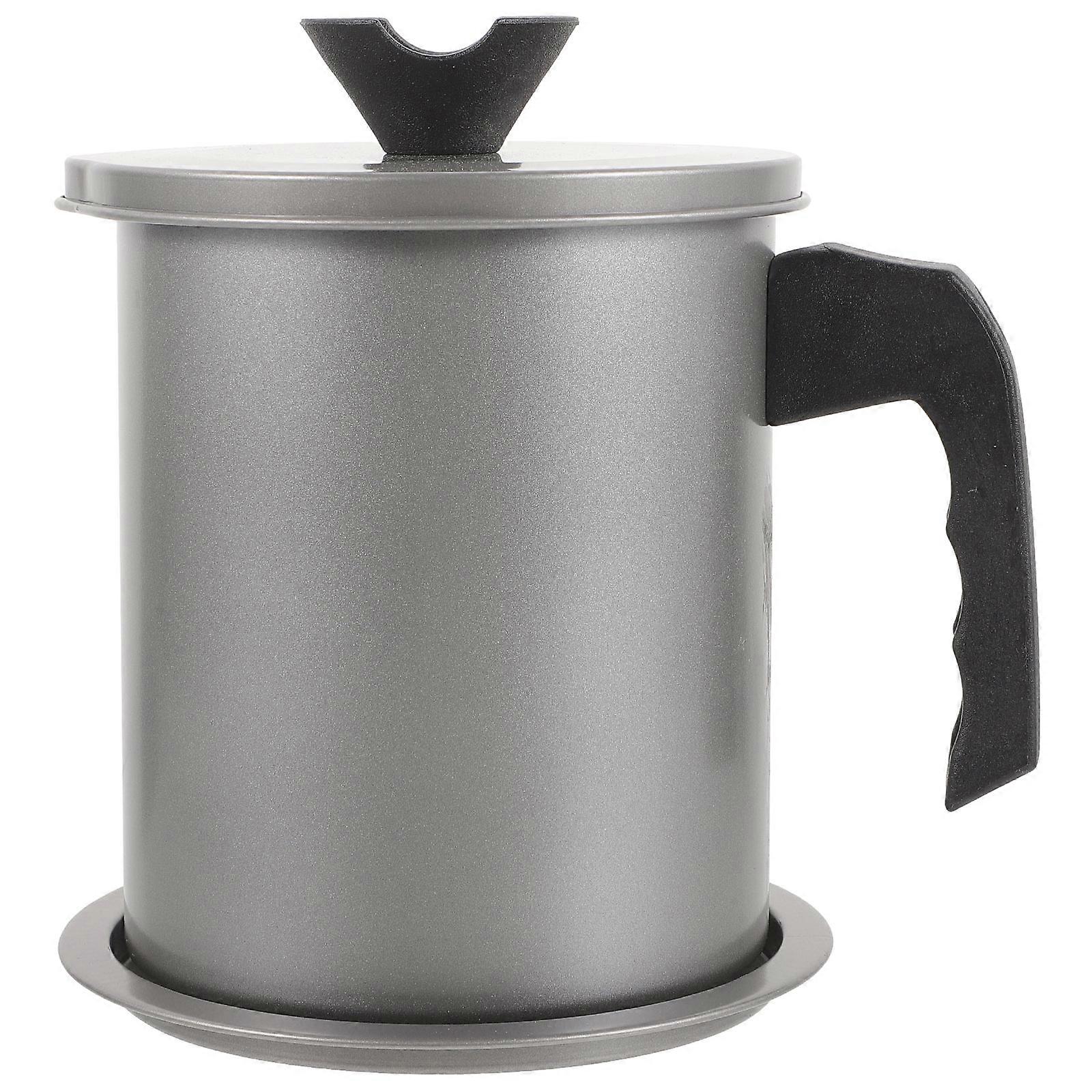 Cooking Oil Holder with Filter System, Perfect for Home and Commercial Use