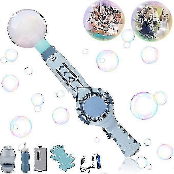 Elastic Smog Bubble Machine, Automatic Magic Smoke Bubble Blower Machine