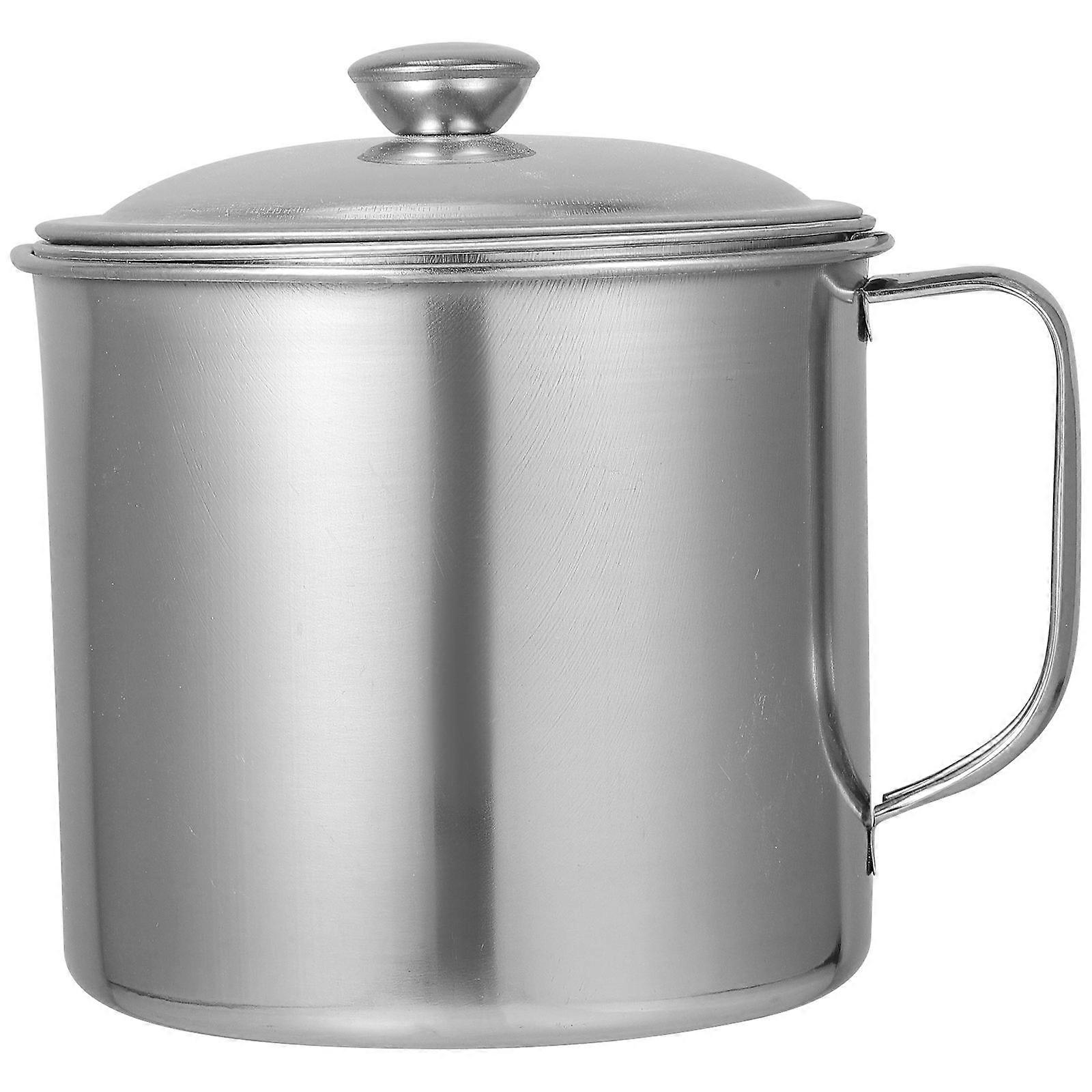 Sturdy Oil Storage Container with Efficient Filtering System for Kitchen Use