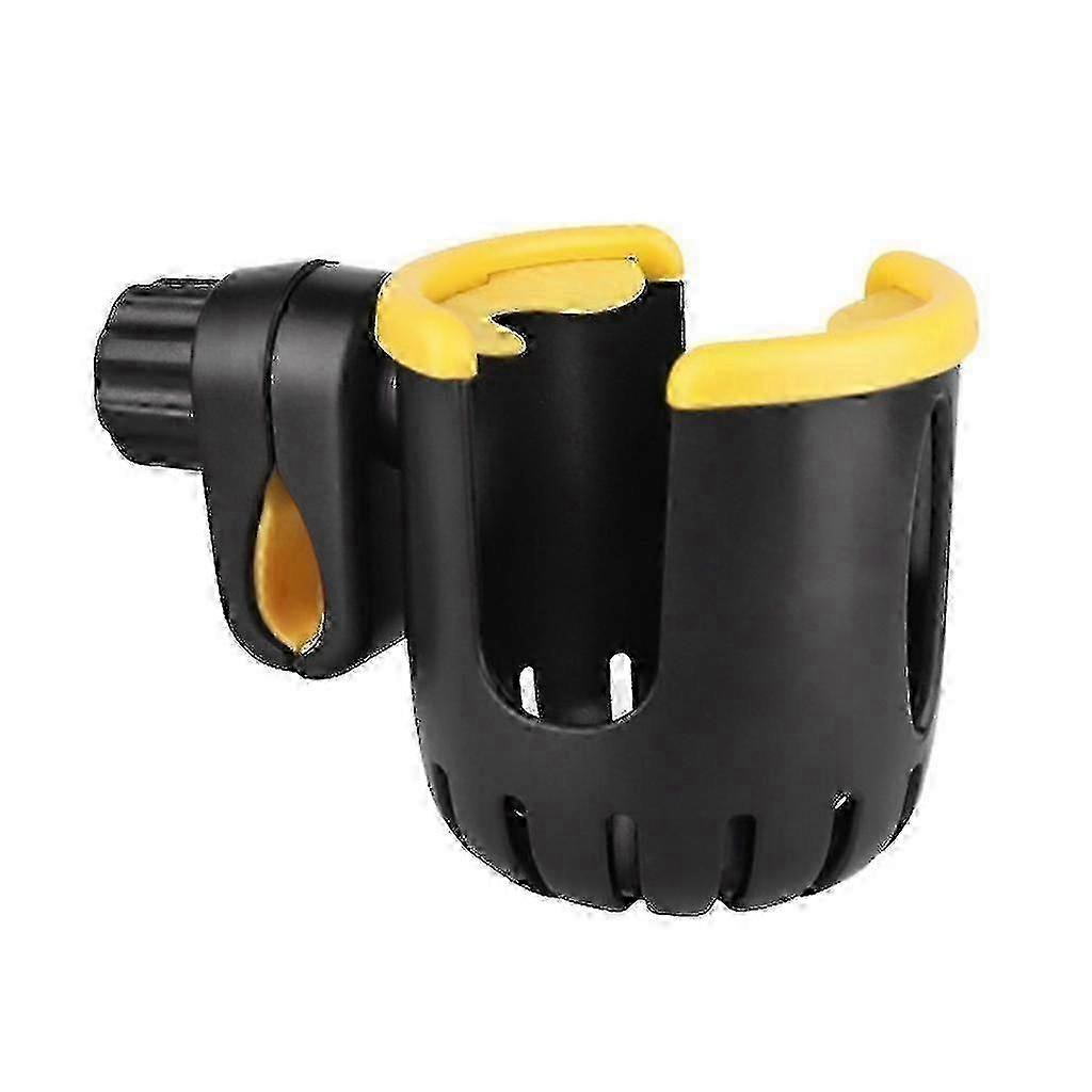 サイクリングベビーカー折りたたみ自転車用の黄色のバイクドリンクボトルホルダー