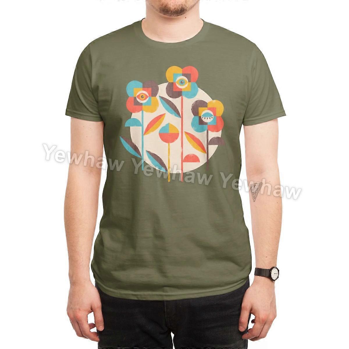 Retro Floral Fusion T-Shirt