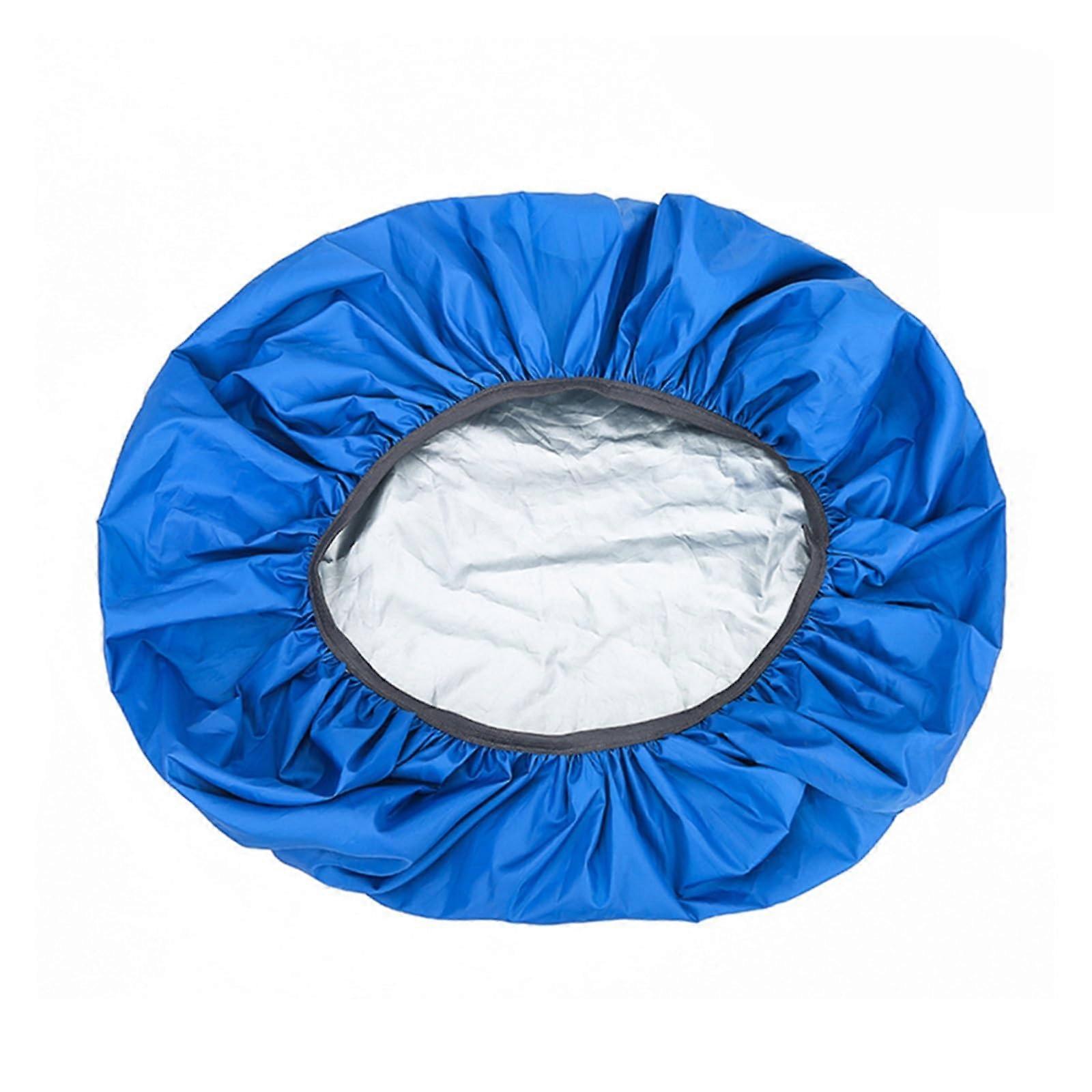 Rain protection backpack 1520L Adjustable waterproof cover for camping hiking(Blue)