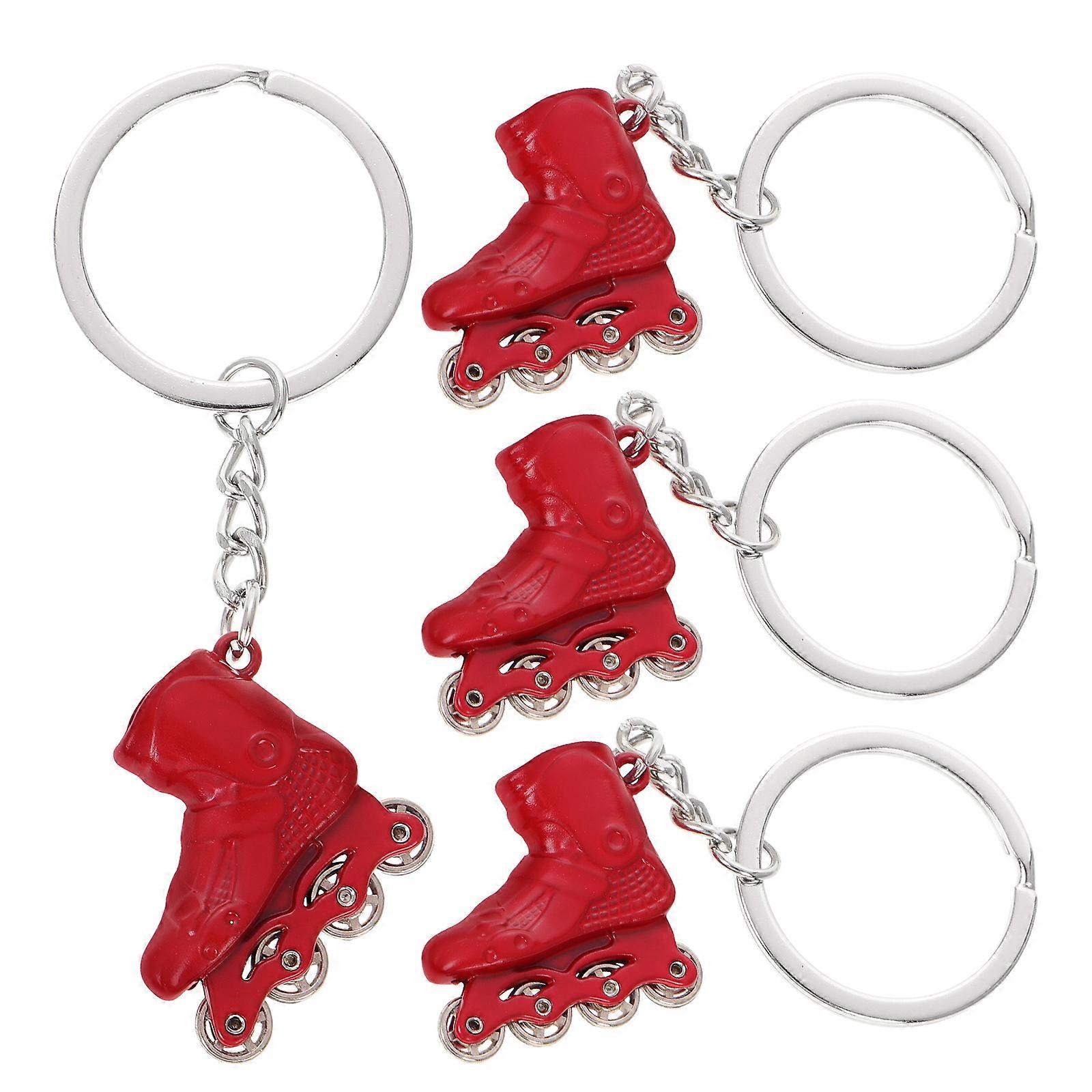 Metal Keychain Combining Functionality and Fashion with Unique Skate Charm