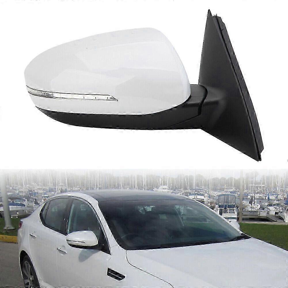 Right Side View Mirror Assembly With Turn Signal Light 5 Pin Fit For Kia Optima