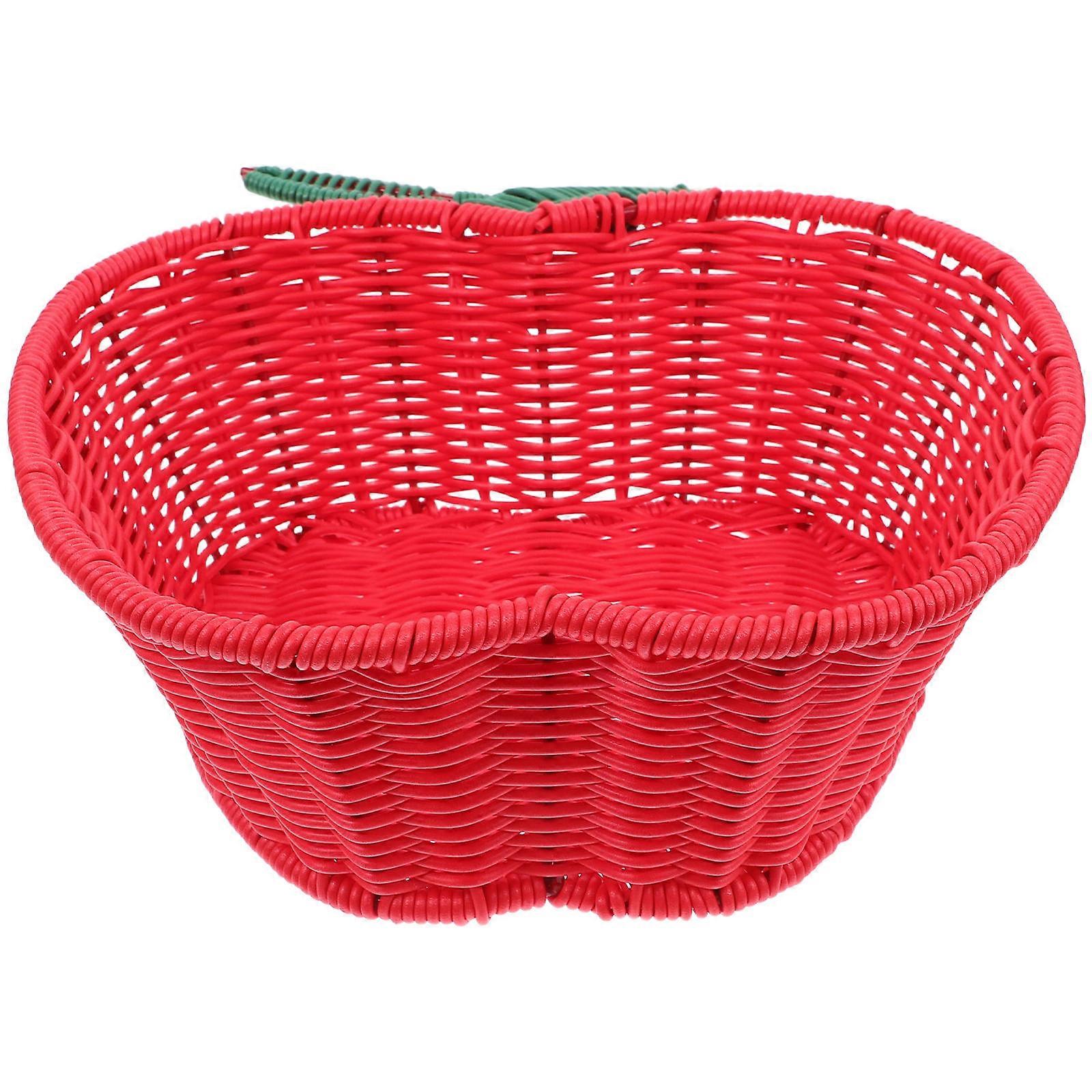 Versatile Woven Container, Dry Fruit Basket for Snacks and Small Items, Sturdy Build