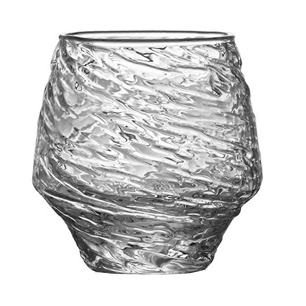 Charming Whiskey Glass Versatile Beer Mug Water Cup Home Bar Elegant Design Cocktails Everyday Use Textured Surface