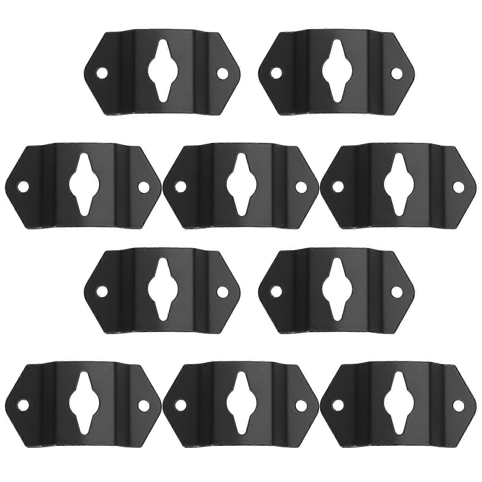 Wall Mount Speaker Brackets Keyhole Hangers Heavy Duty Speaker Wall Mounts Audio Setup Square 5.6x3.1cm 20Pack