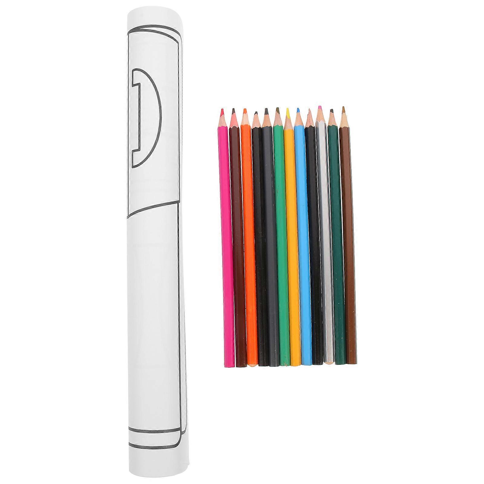 Coloring Paper for Children Drawing Roll Kids Graffiti Roll Home Use 20X9X1cm 1 Set