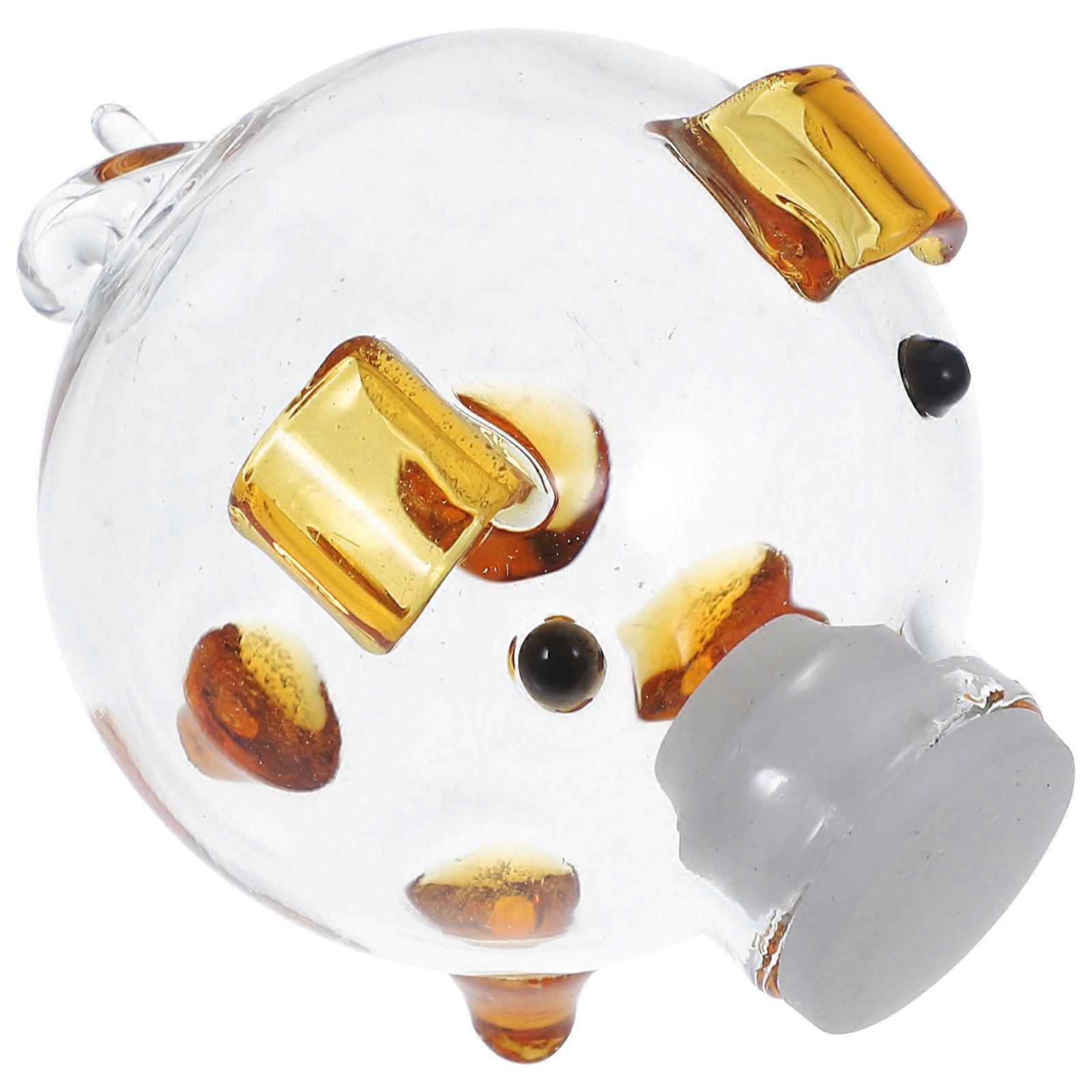 Money Box for Kids Pig-Shape Transparent Coin Storage Box Clear Money Jar Home Decoration 1Pcs