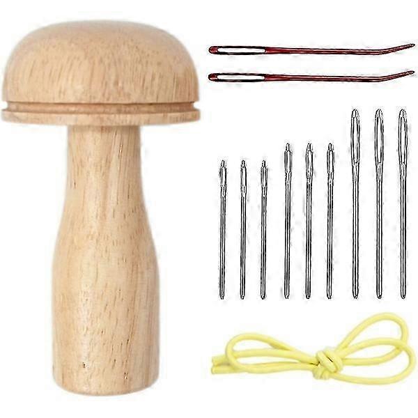Cute Darning Sponge with Darting Needle 13pcs Sewing Kit