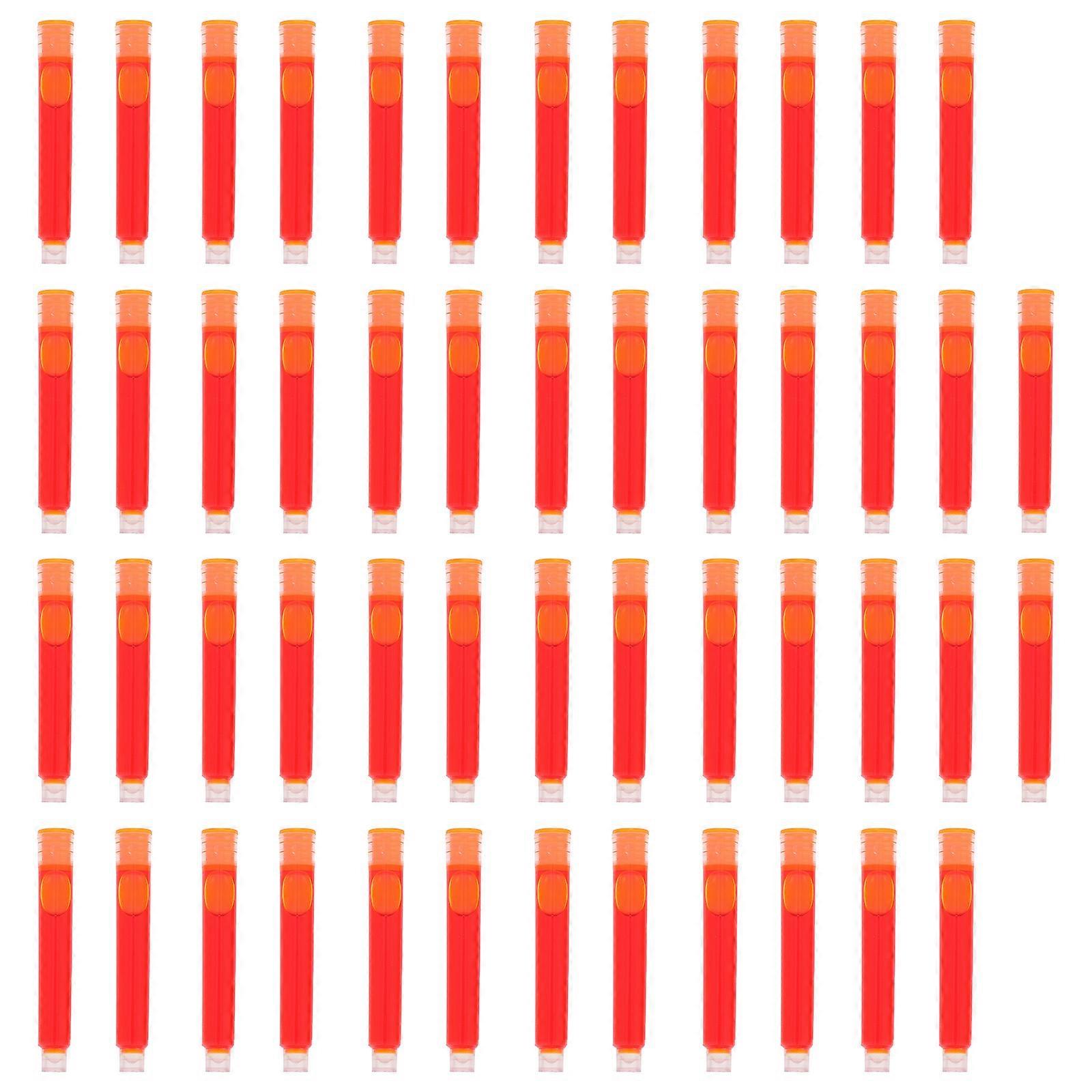 Color Fountain Pen Ink Refill Cylindrical Simple Design For Writing Practice Students 50Pcs