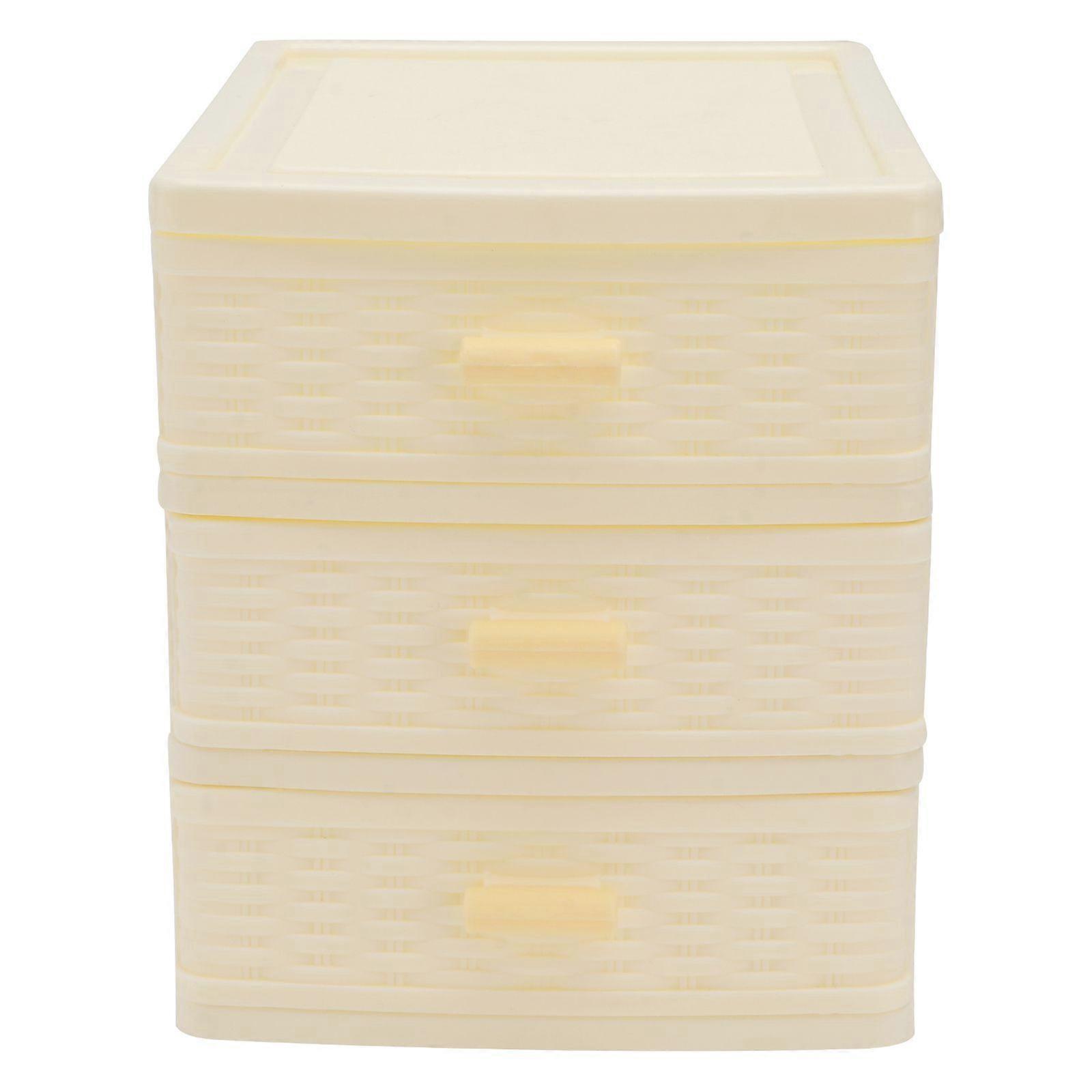 1Pc Desktop Storage Box Drawer-type Box Multi-layer Jewelry Case for Girl