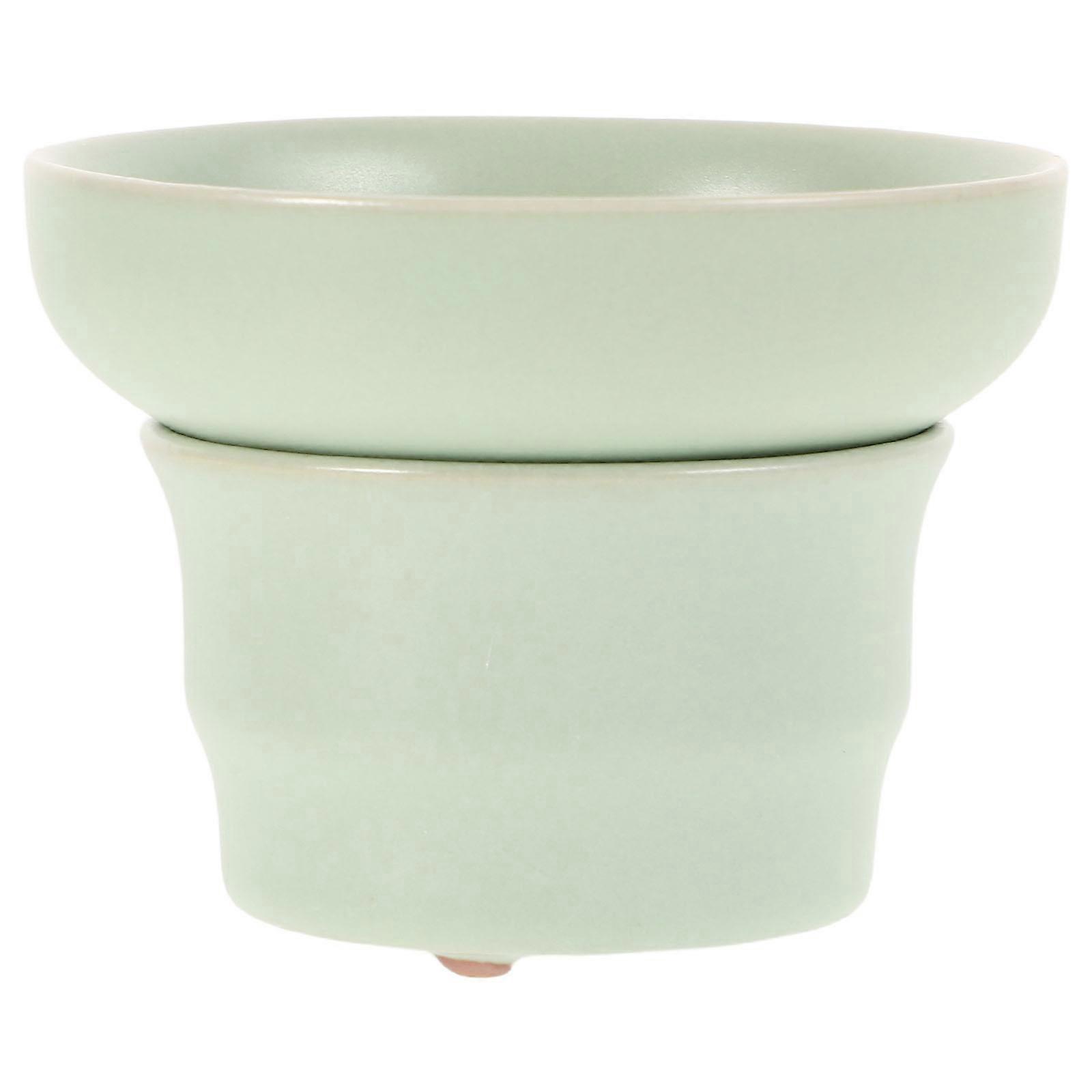 Stylish Ceramic Tea Infuser For Home Office Simple And Elegant Design Leaf Filtering 7.70X7.70X6.00CM 1Set