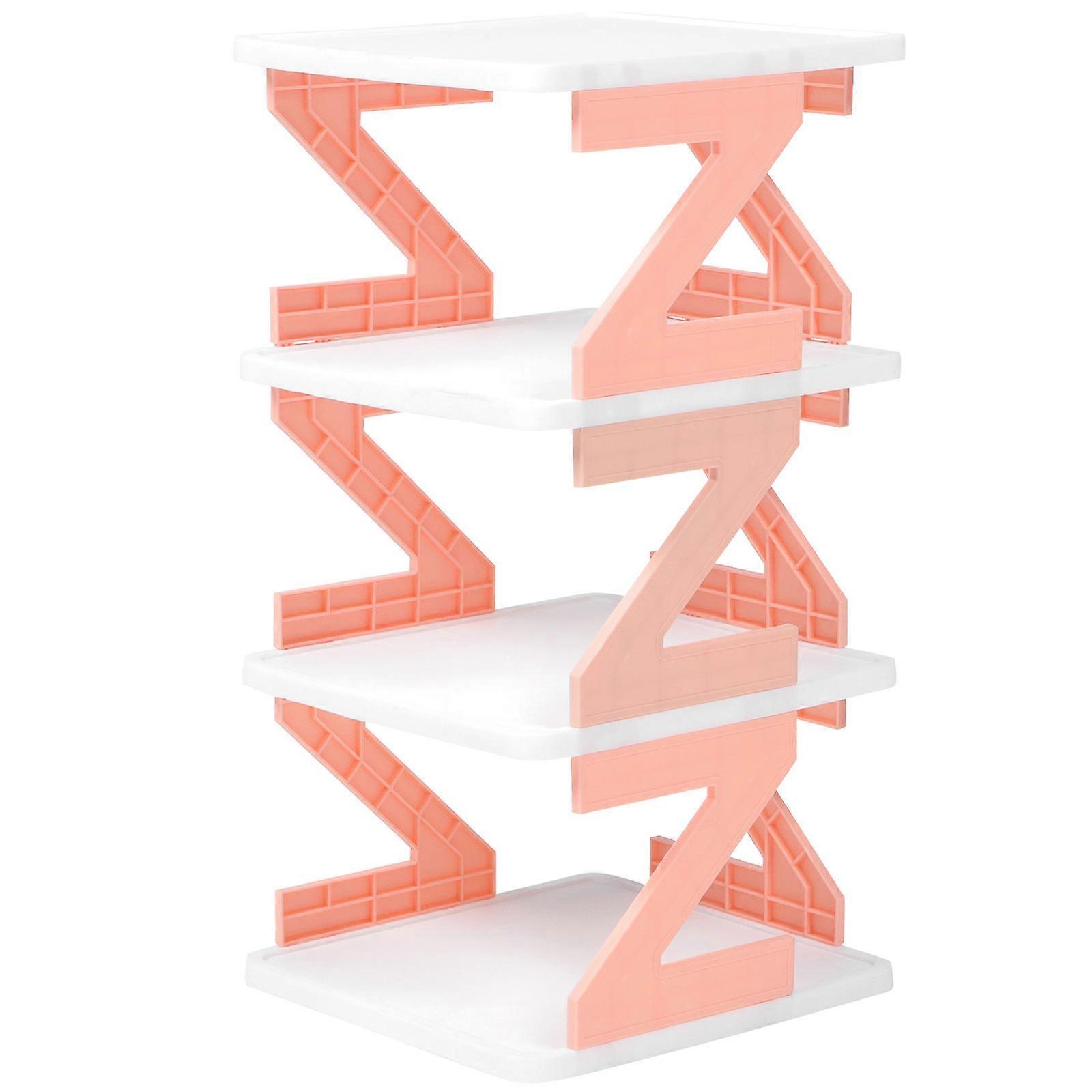 Household Shoes Stand Plastic Quick Access Nordic Minimalist Style 85x26cm Multi-layer Storage 1 Set