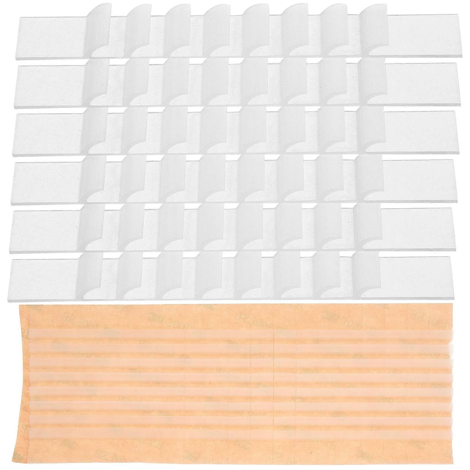 Silicone Hanger Strips 100 Pcs – Non Slip Adhesive Grips for Clothes Hangers Easy to Install Practical Clothing Organizer