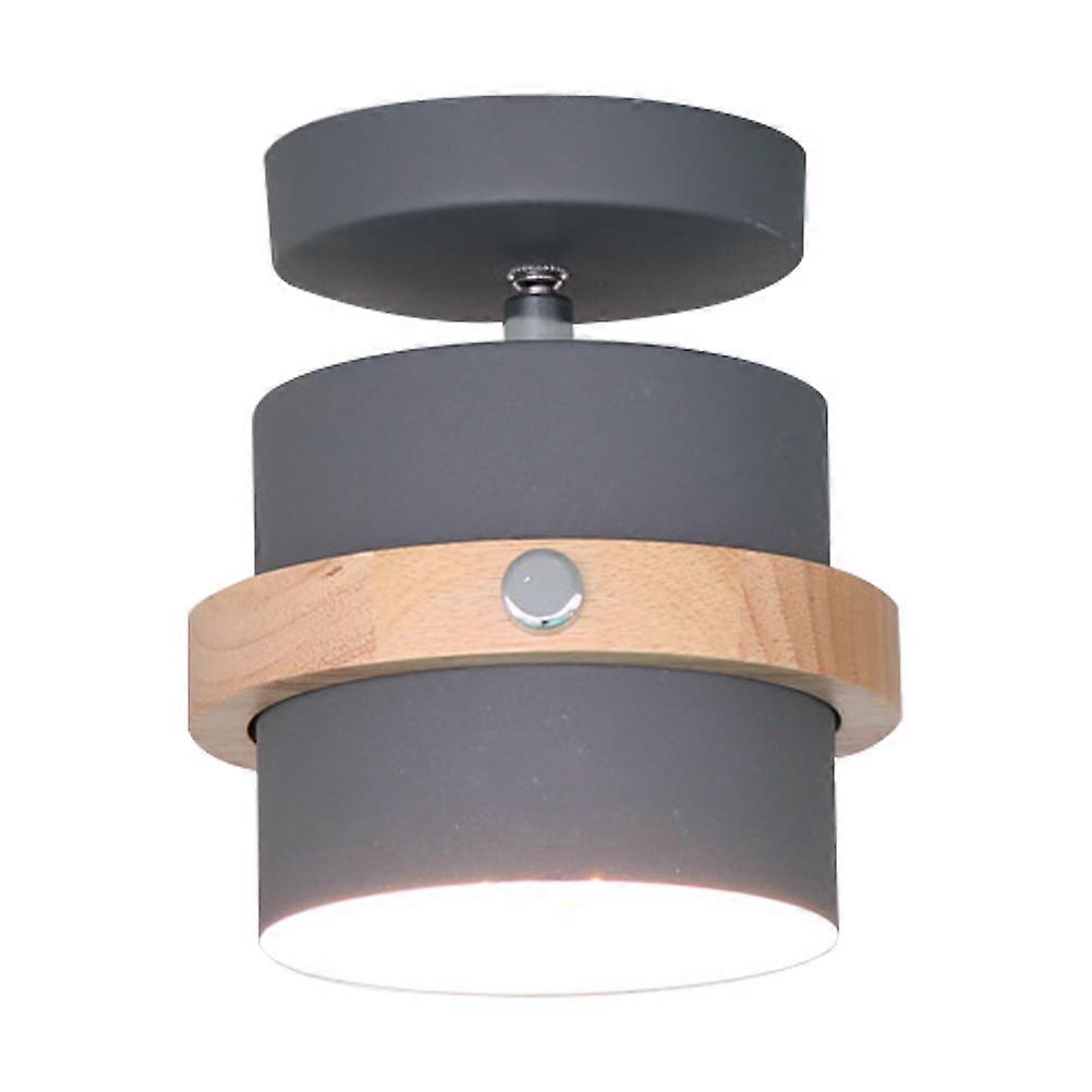 Modern Ceiling Light Simple Style Fashionable Ceiling Lamp Creative LED Aisle Light Home Supply Grey 22x20cm No Visible Flickering 1Pc