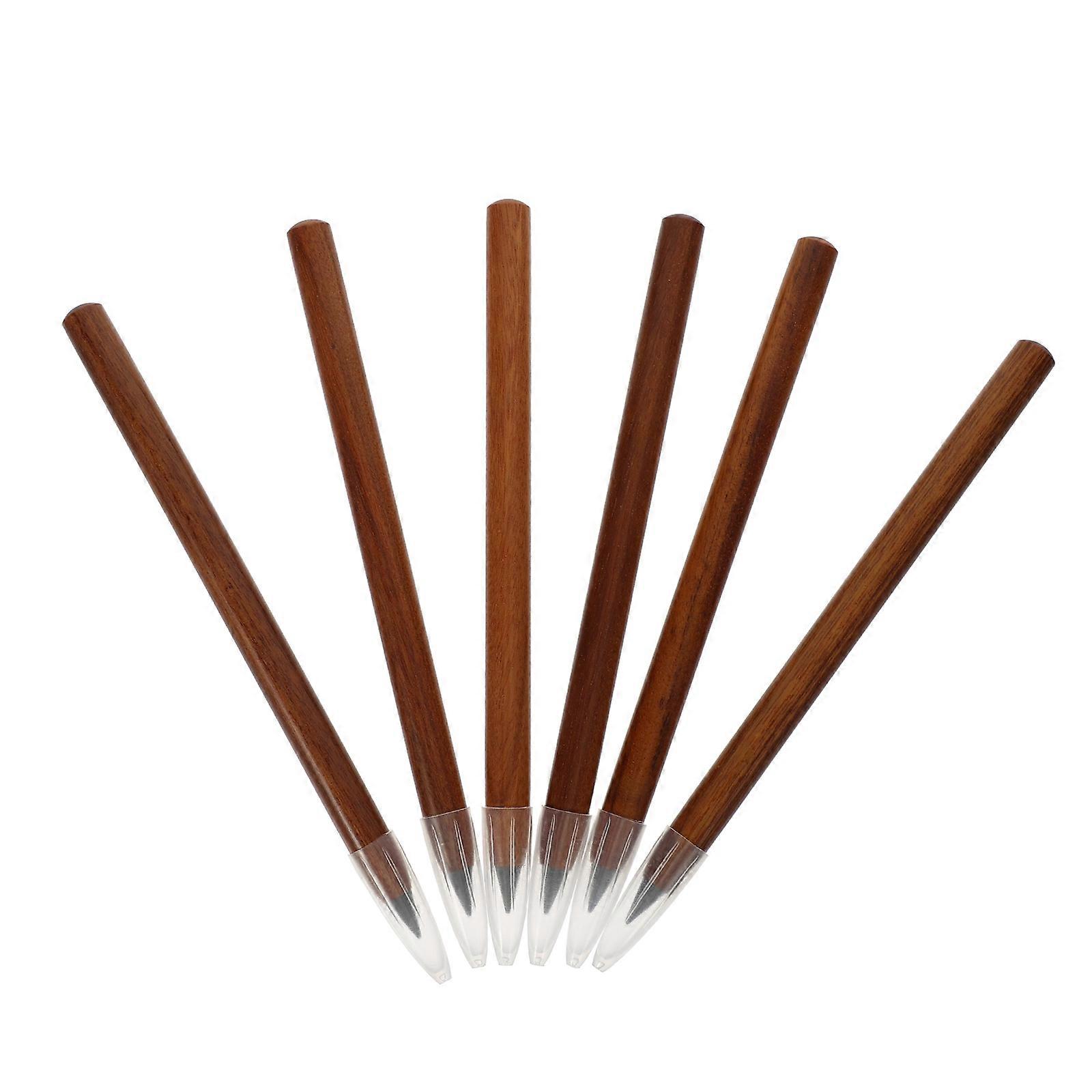 6pcs Inkless Everlasting Wood Pencils for Writing, Drawing & Sketching – Reusable, Portable, Smooth Texture for Students and Artists