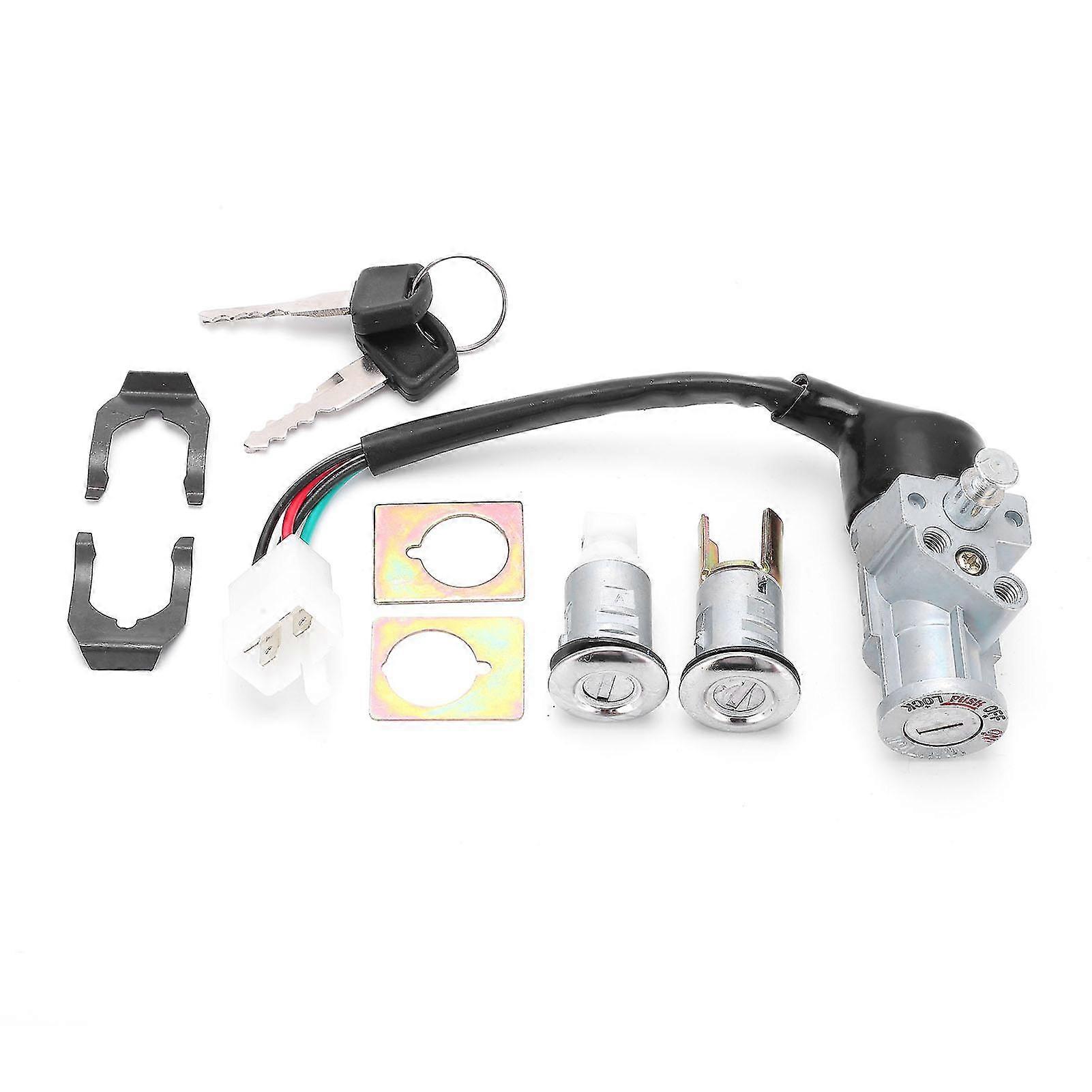 BOROCO Ignition Switch Lock Set 35010-GV4-901 Replacement for Honda CH80 Elite 1985-2007