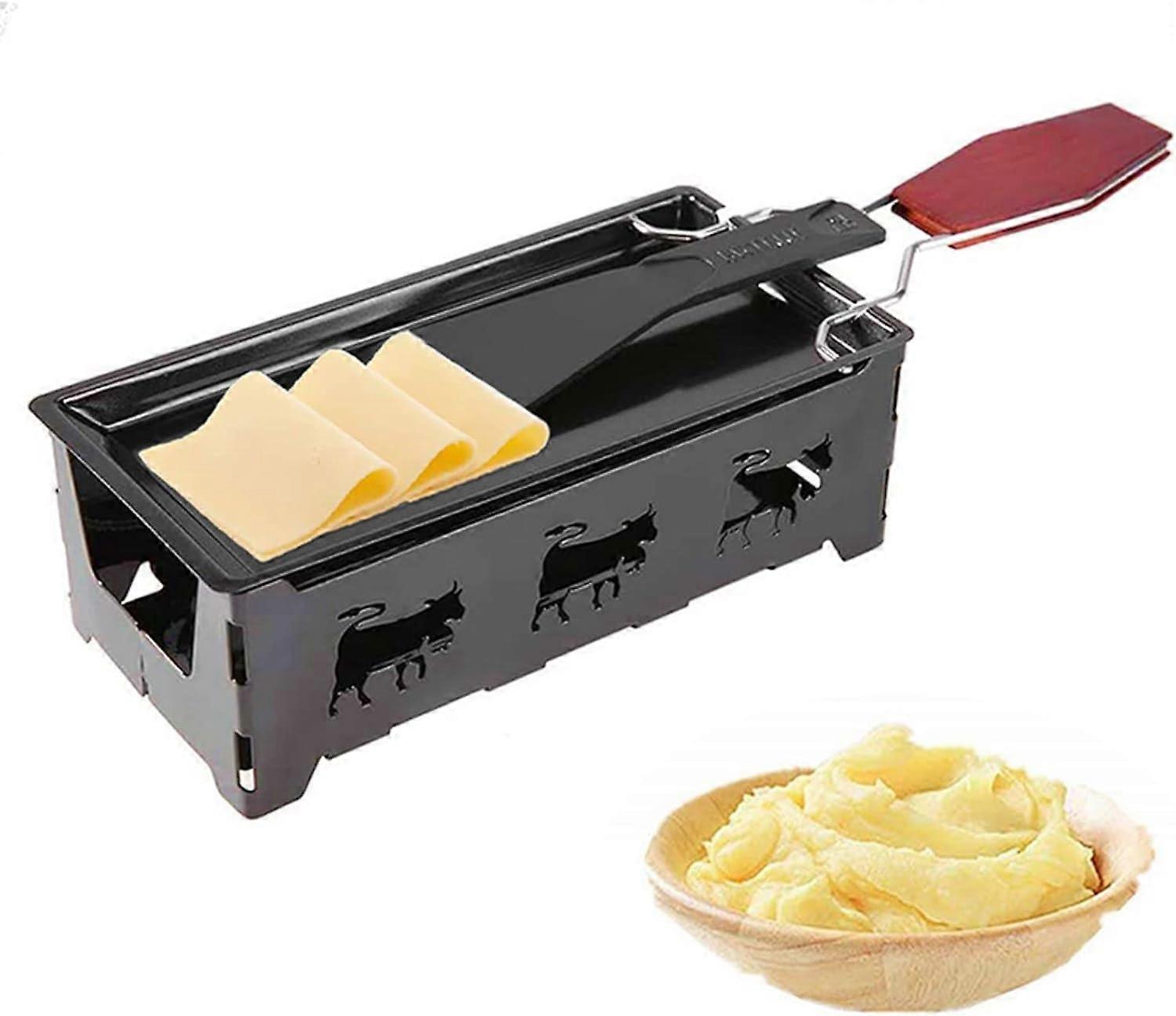 Foldable mini steel cheese baking tray portable home reuse