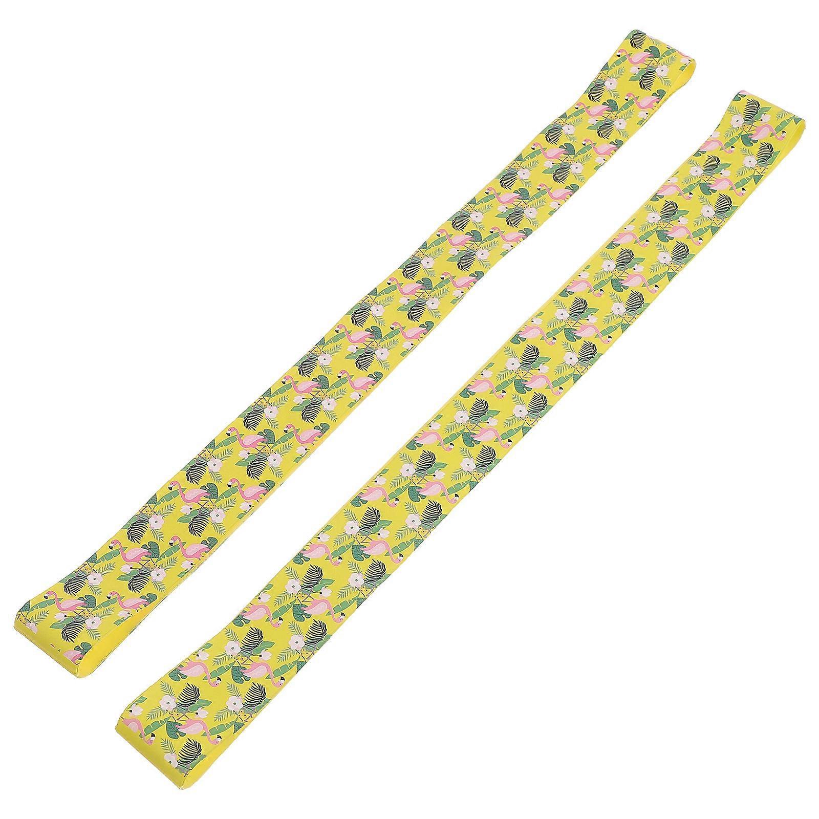 Beach Chair Towel Straps 2pcs Colorful Silicone Fixing Bands for Pool, Garden, Camping & Cruise Activities