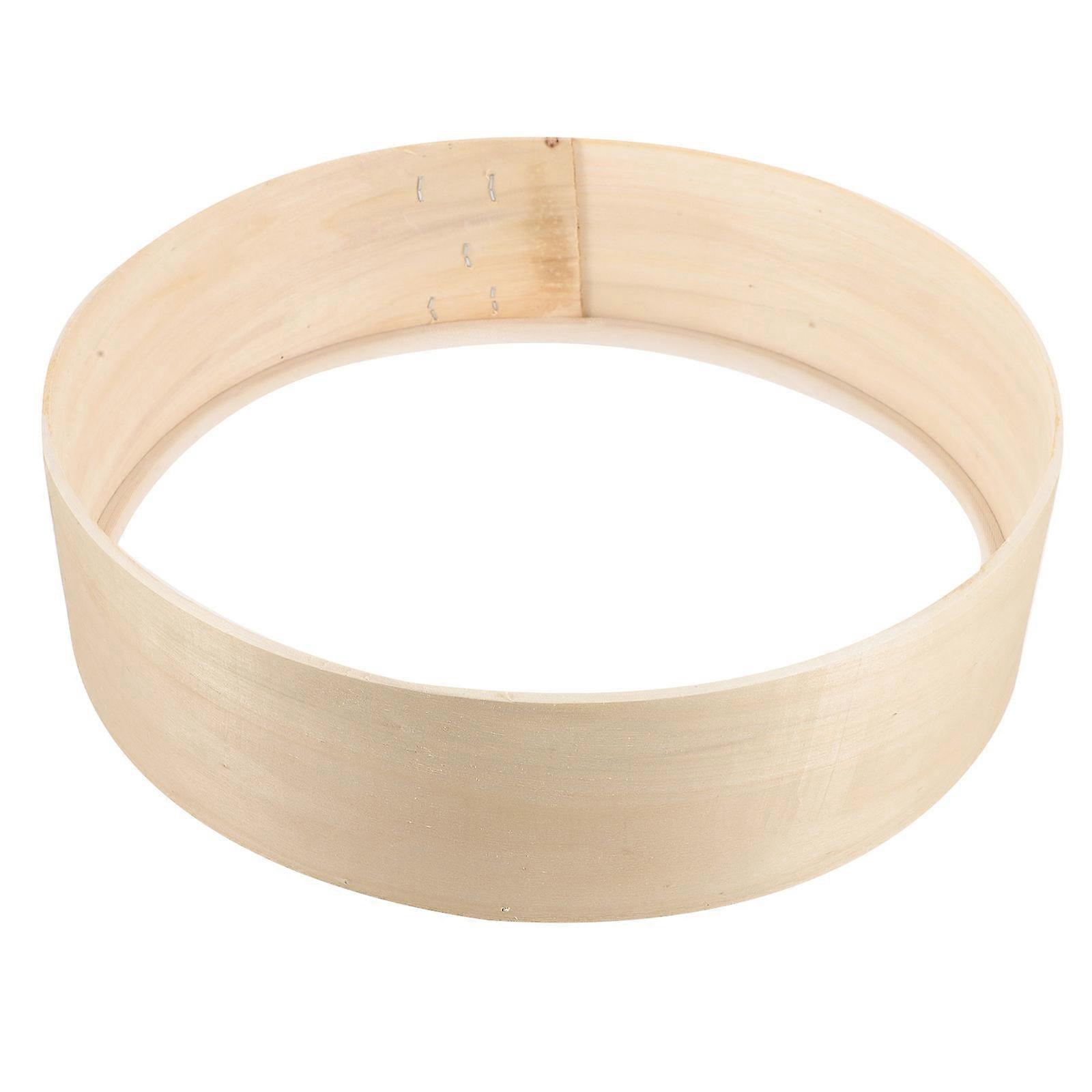 Professional Fine Mesh Flour Sifter Round Wood For Baking 30x30cm 1Pack