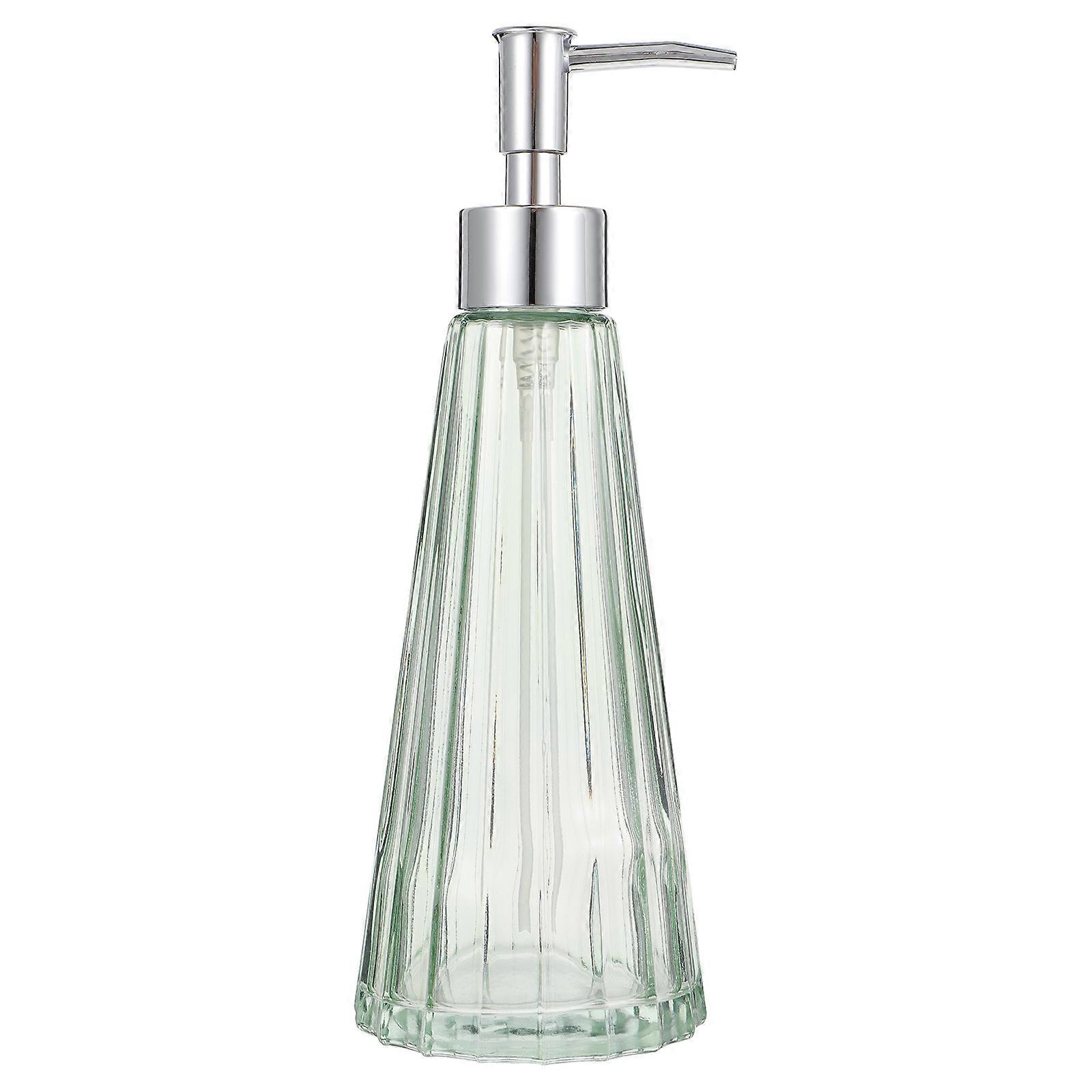 Sub Bottle Lotion Bottle European Style Bathroom Supplies 22x8cm Glass Storage for Liquid Soap 1Set