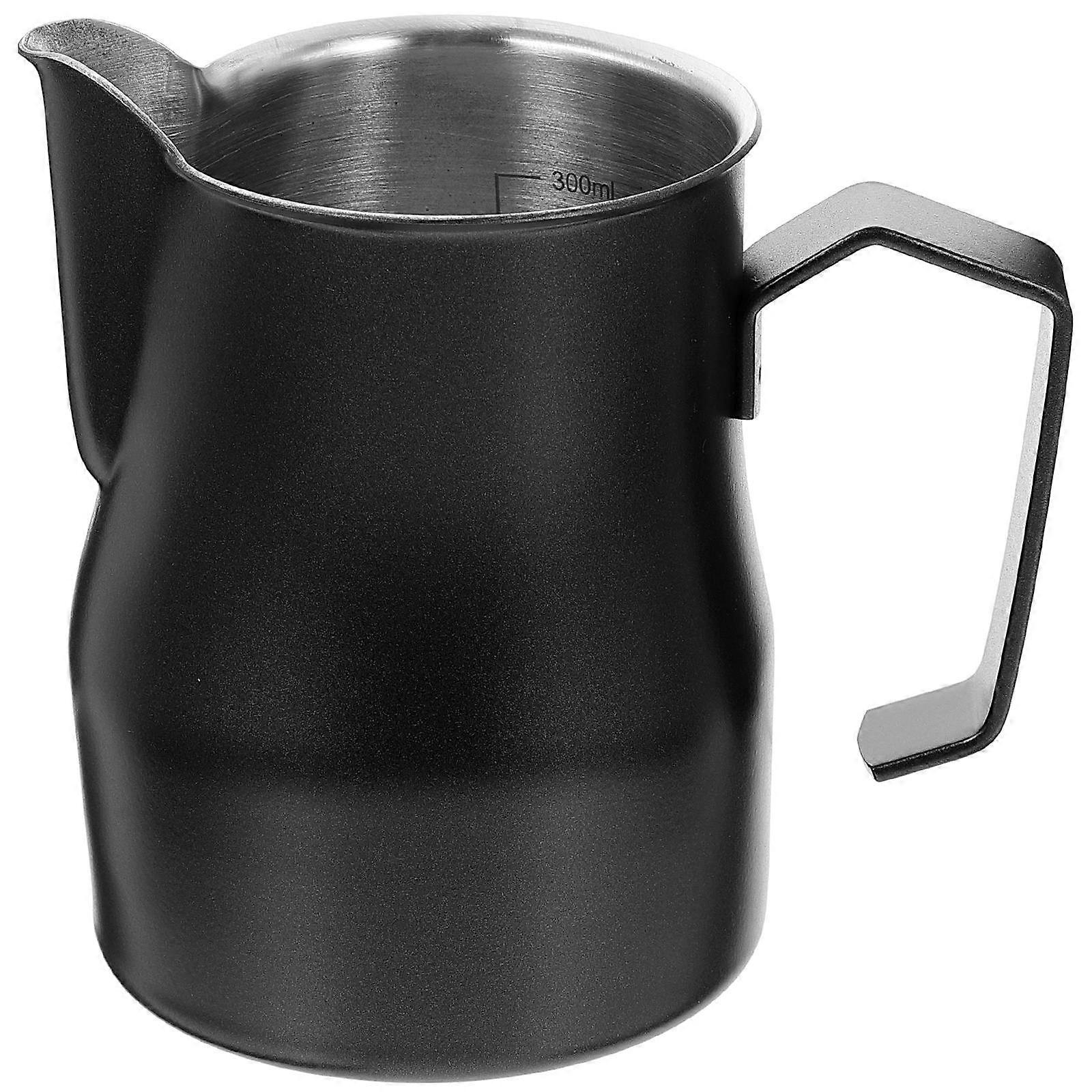 Espresso Milk Frothing Pitcher Home Use Conical Spout Stainless Steel 11X10.5X7.5CM Coffee Enthusiasts 1Pack
