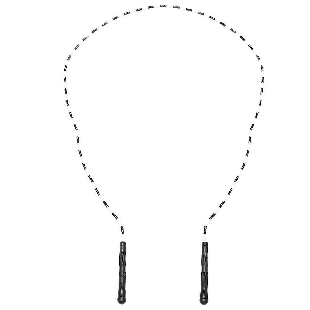 Bamboo Joint Skipping Rope with PVC Coating – Durable Jump Rope with Ergonomic Handles for Fitness and Aerobic Workouts