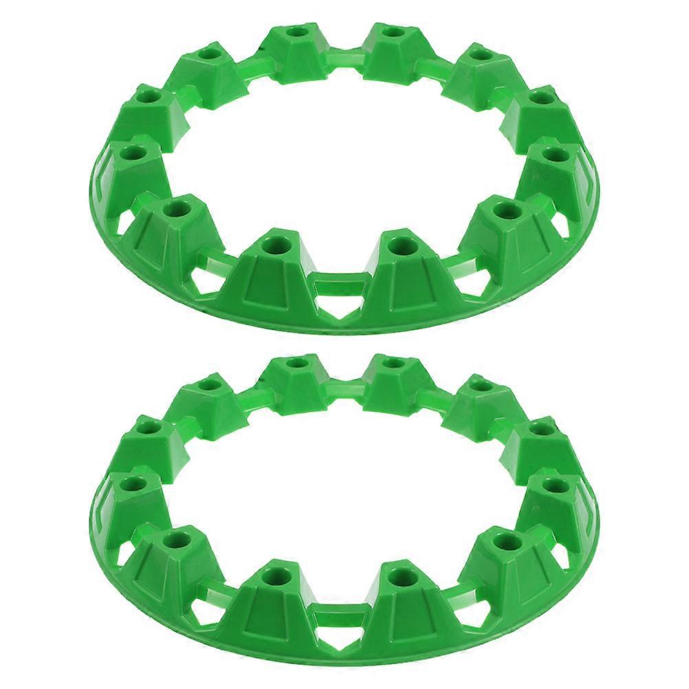 2pcs ATV Wheel Hub Covers Durable Plastic Rim Caps Stylish Off Road Vehicle Hub Trim Replacement for Enhanced Stability and Decorative Appearance