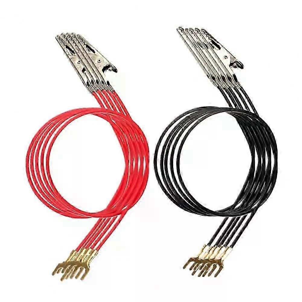 10Pcs Battery Bulb Holder Connecter U Shaped Physics Electrical Testing Experiment Crocodile Clips Wire Connecter School m&y