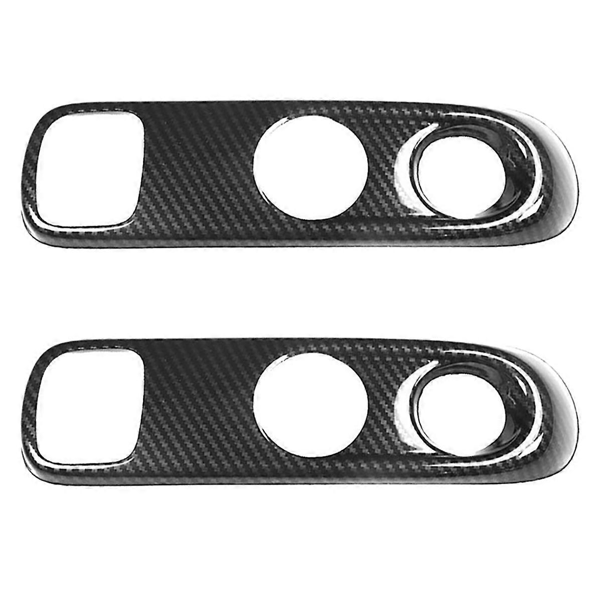 Carbon Fiber Gear Shift Frame Cover Trim for Smart 451 Fortwo