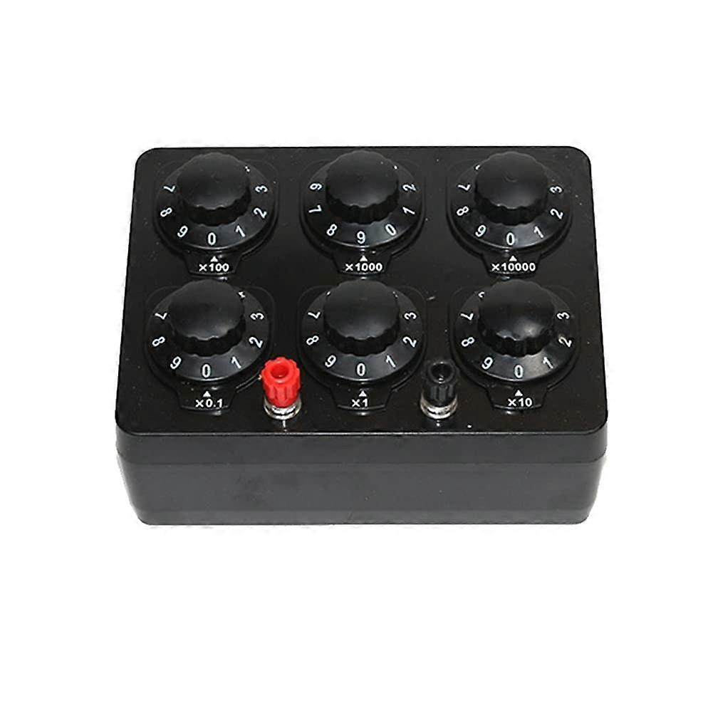 099999,9 Ohm Simple resistance box Precision resistor with Variable decade, Teaching trument, Teaching resistance box