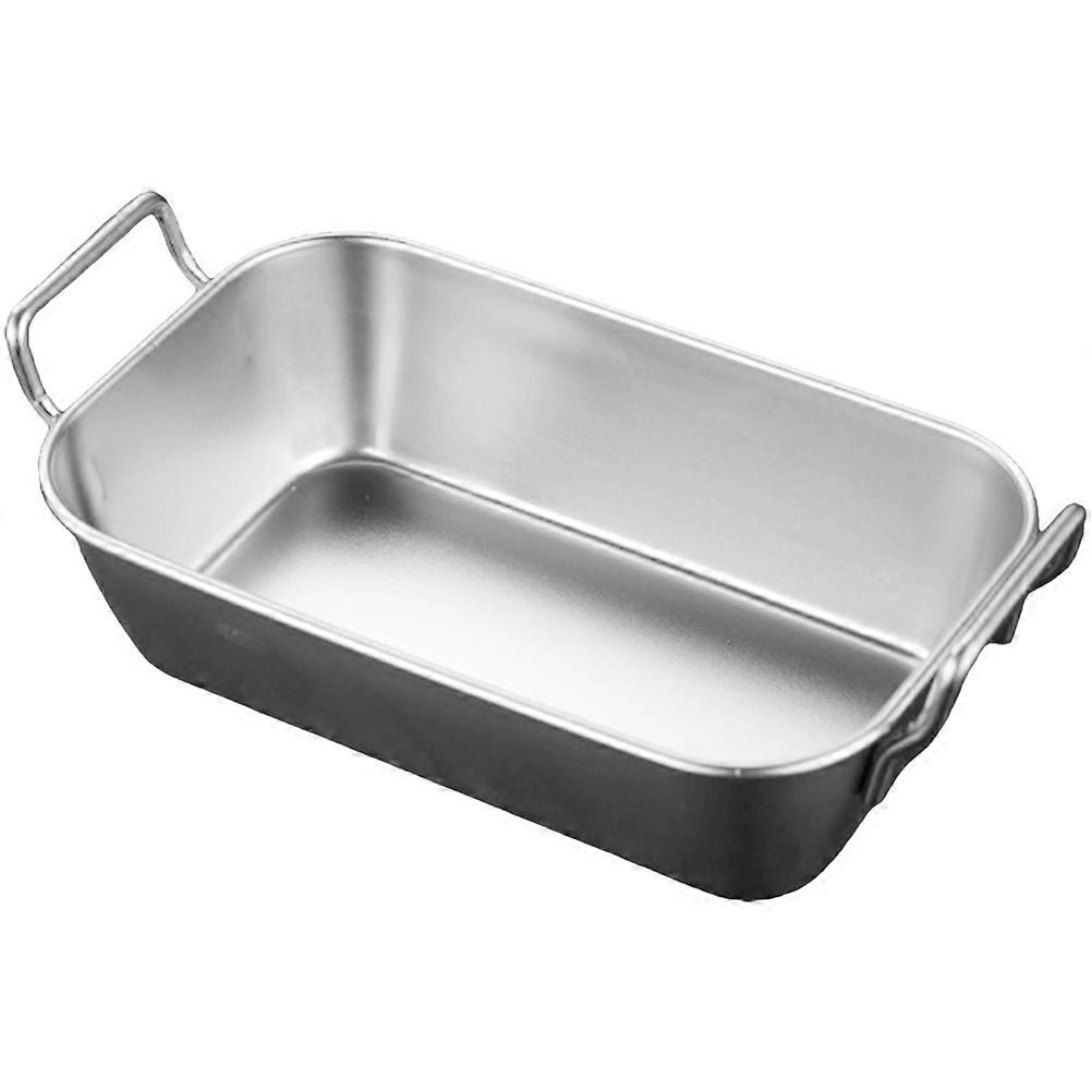 Snack Plate Desktop Tray Food Serving Parties Tray 17X10CM 1Pcs