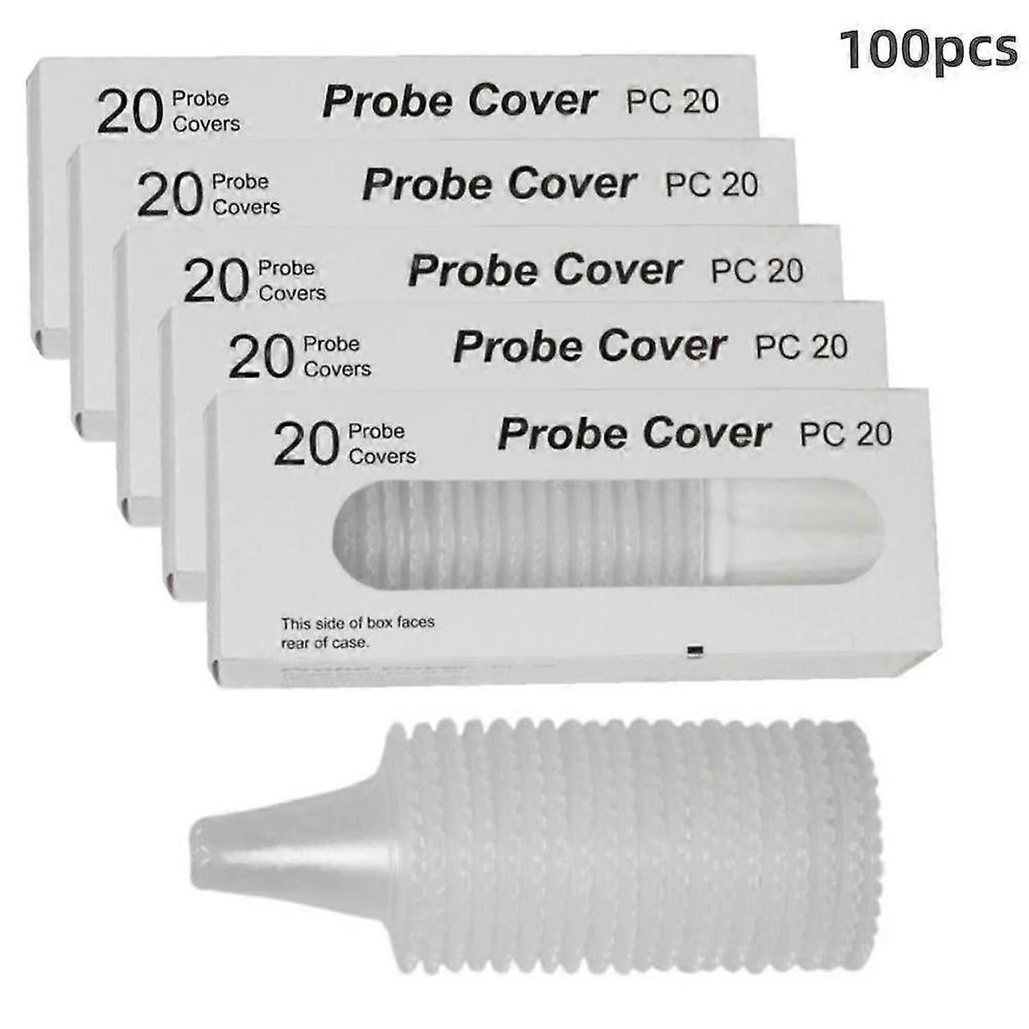 100pcs Ear Thermometer Covers Replacement Lens Ear Filter Cap Probe Braun Thermoscan