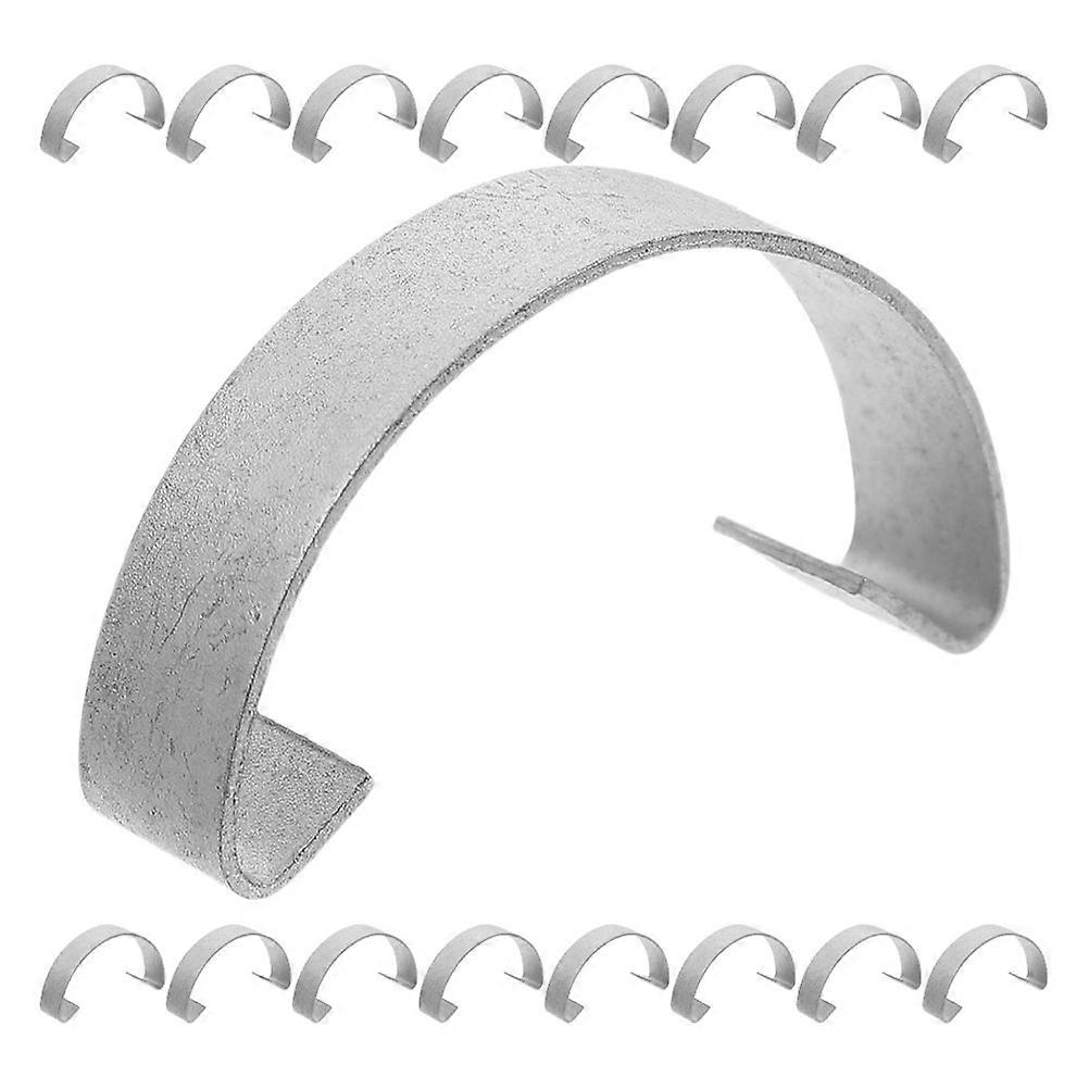 Pet Cage Connecting Clip Rectangular Stainless Steel For Chicken Cages And Birdcages Prevent Slips 30Pcs
