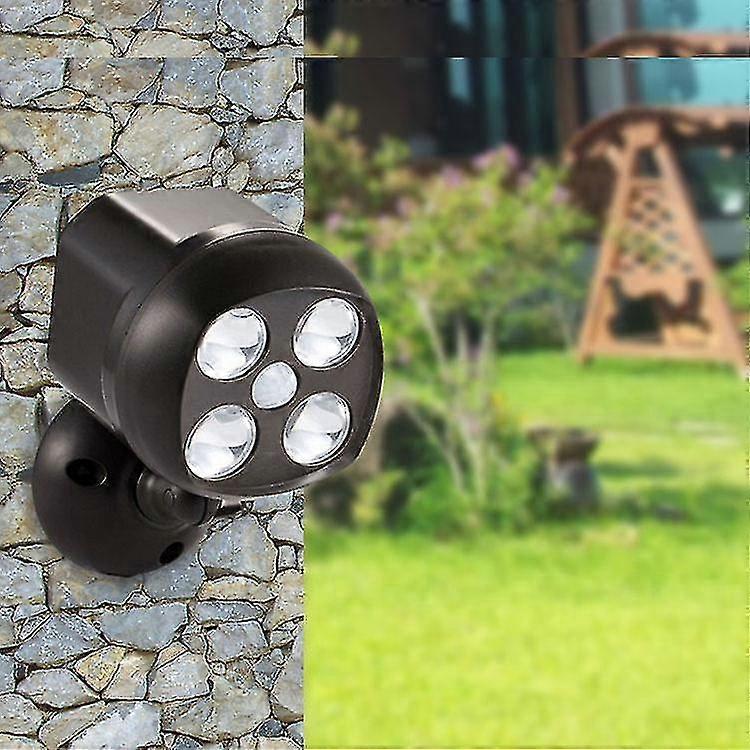 Outdoor Lamp With Motion Sensor Waterproof LED Floodlight, Wireless Security Light For Stairs, Hallway, Garden