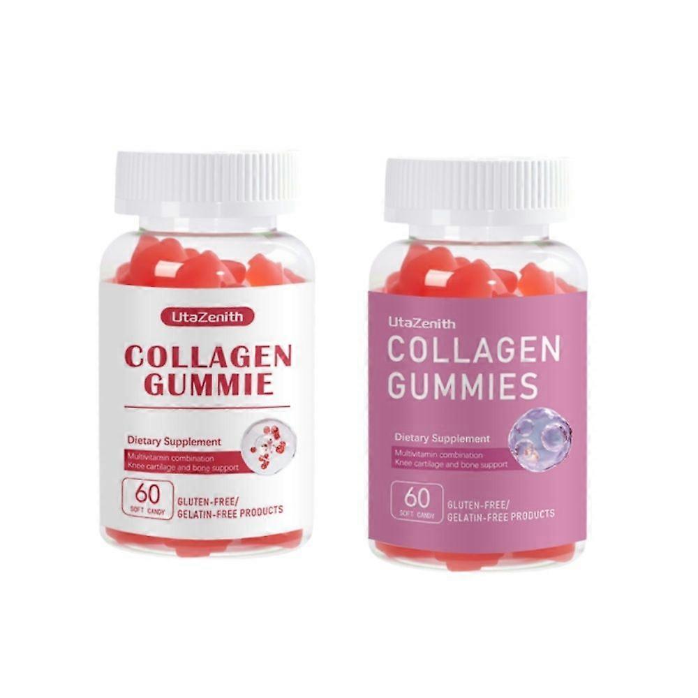 Collagen Gummies, with Vitamin C and B12, Daily Supplement, Combination Pack