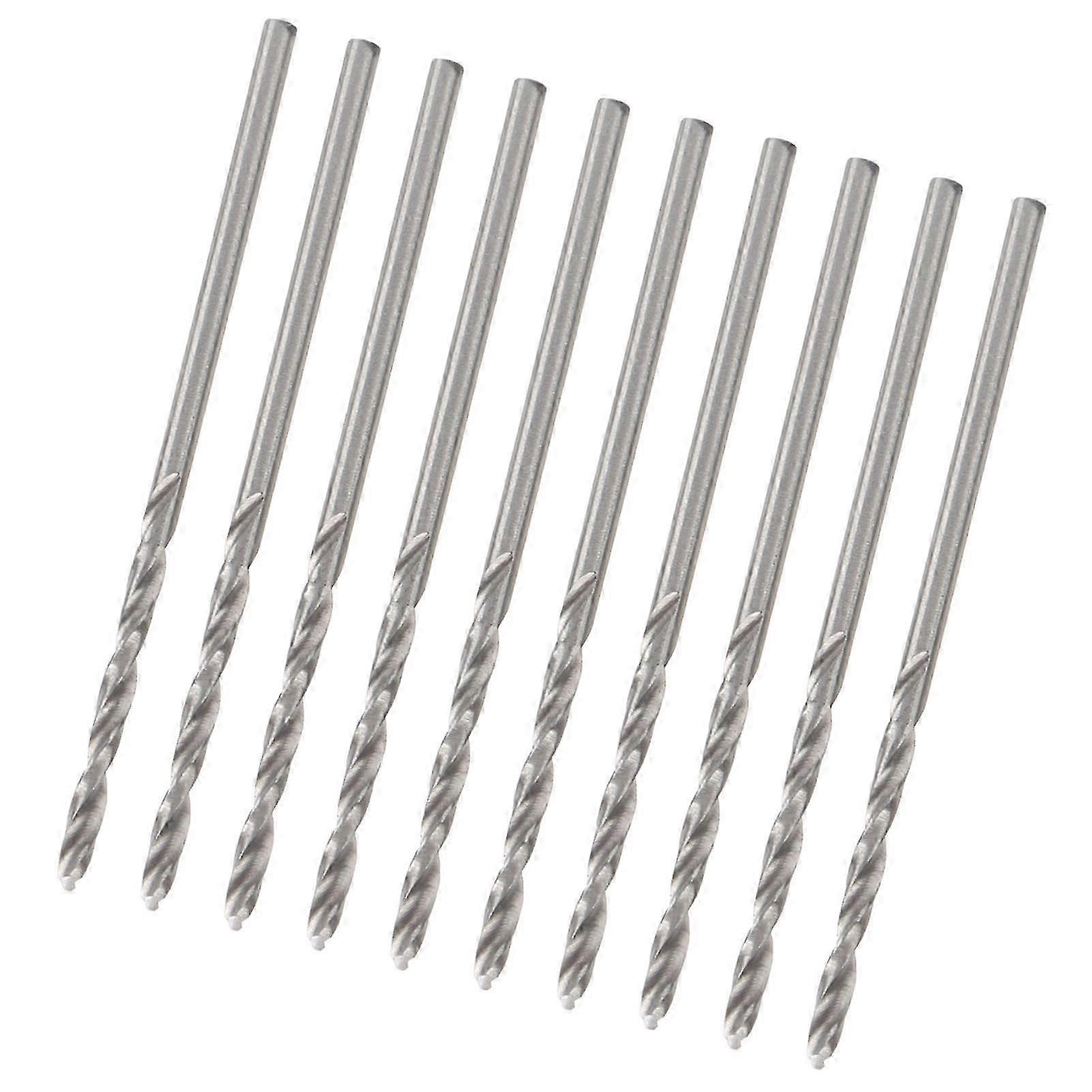 10Pcs Twist Drill Bit Small Straight Shank Drilling Machine Tools Hardware 1.75mm