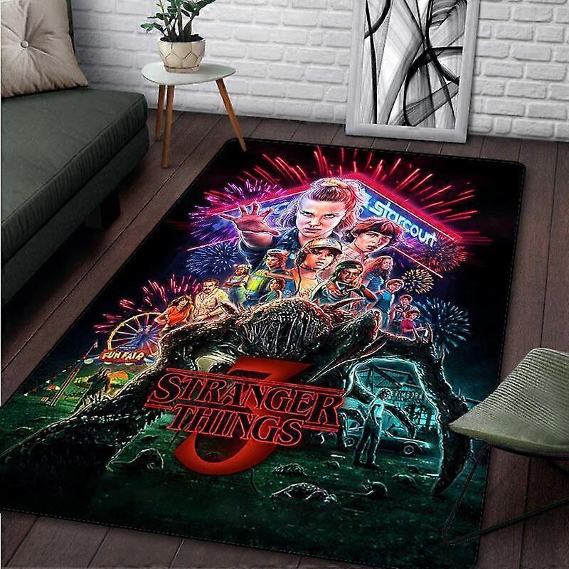 ストレンジャー・シングス カーペット Stranger Things rug 6 printing Kids Bedroom Play Floor Mat Living