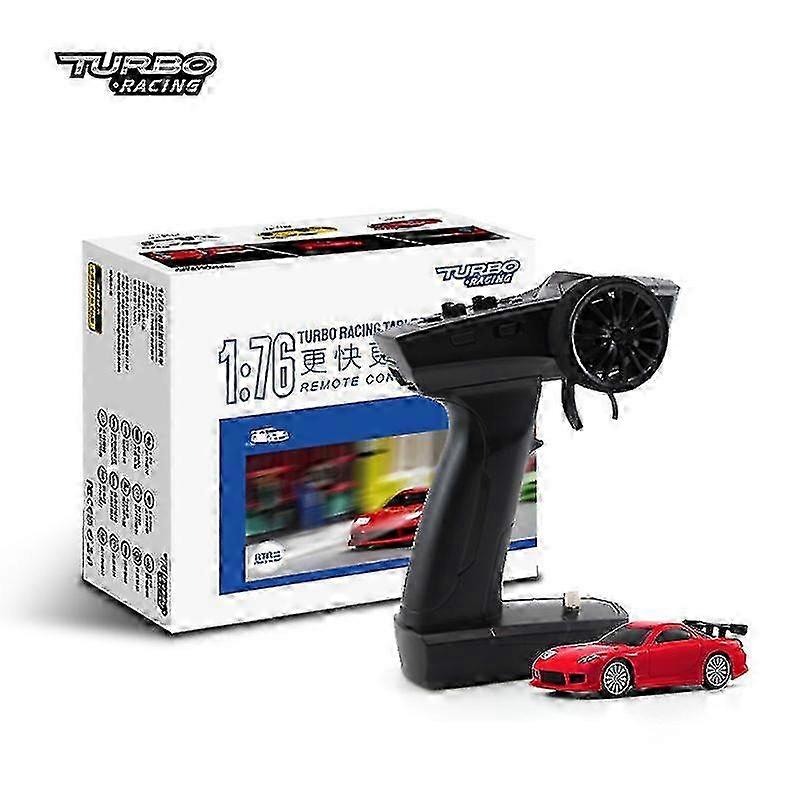 1:76 מכונית RC להיסחף עם רדיו ג'ירו ערכת שלט רחוק פרופורציונלית מלאה לילדים ומבוגרים