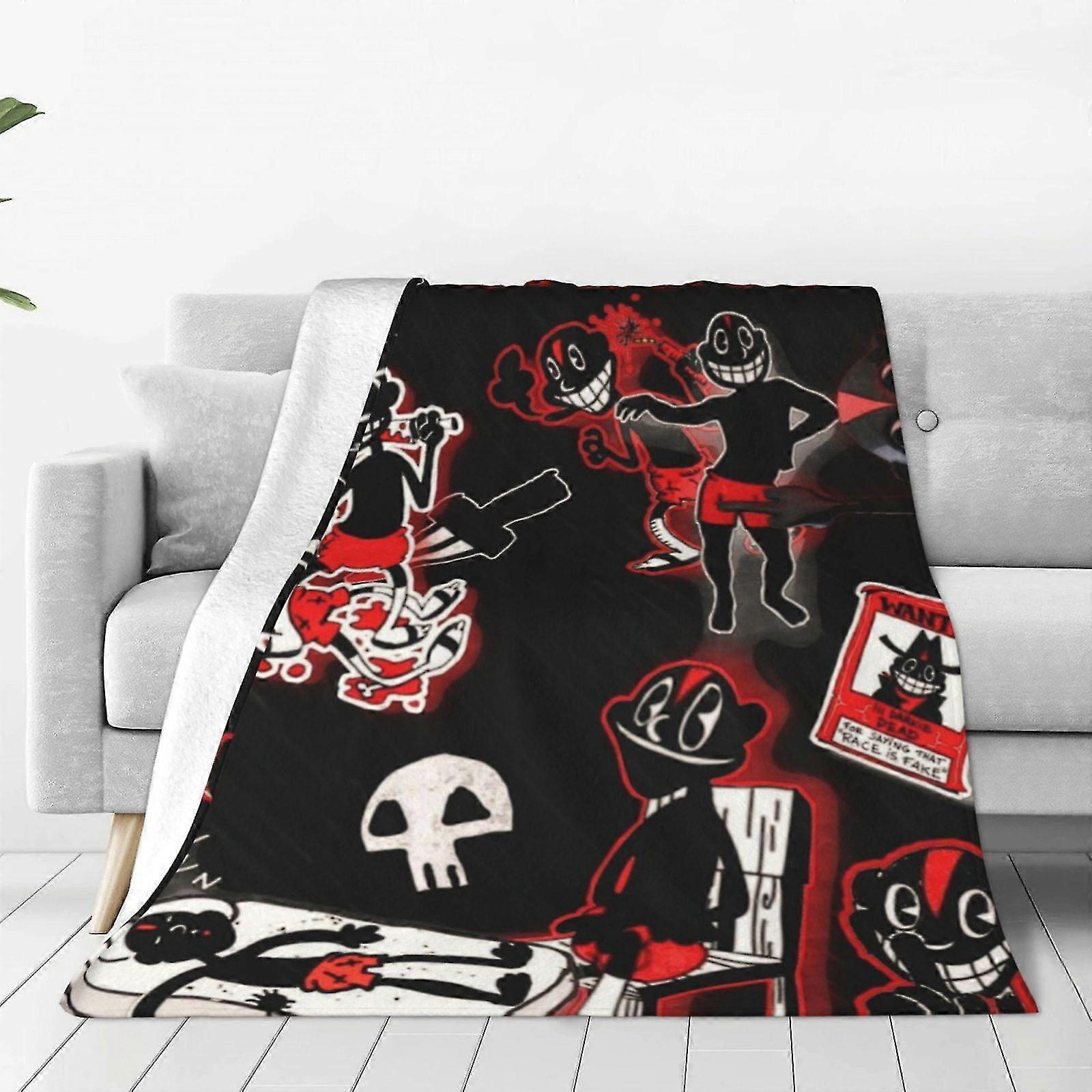 Ultra-Soft Micro Fleece Blanket Throw for All Seasons, Fuzzy Lightweight Throw for Home, Couch, Bed, and Office